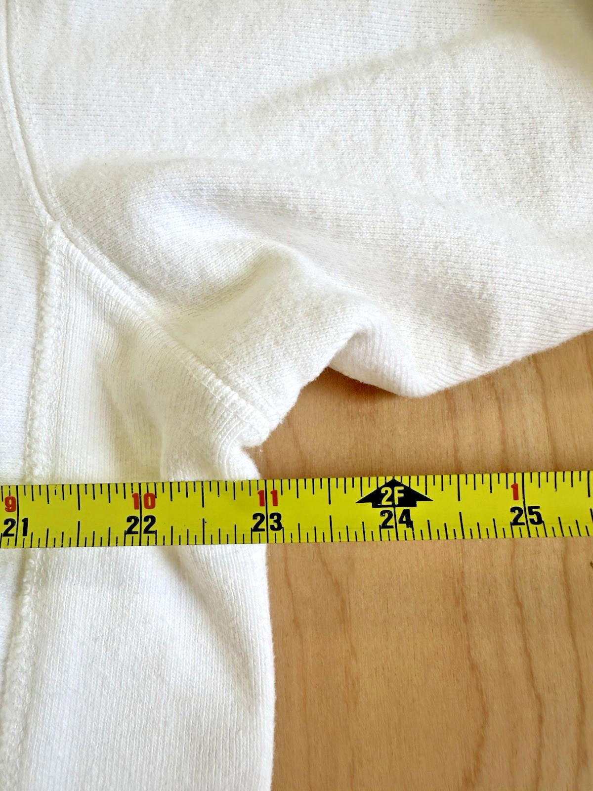 80's vintage reverse weave warmup CHAMPION sweatshirt XXL white clean