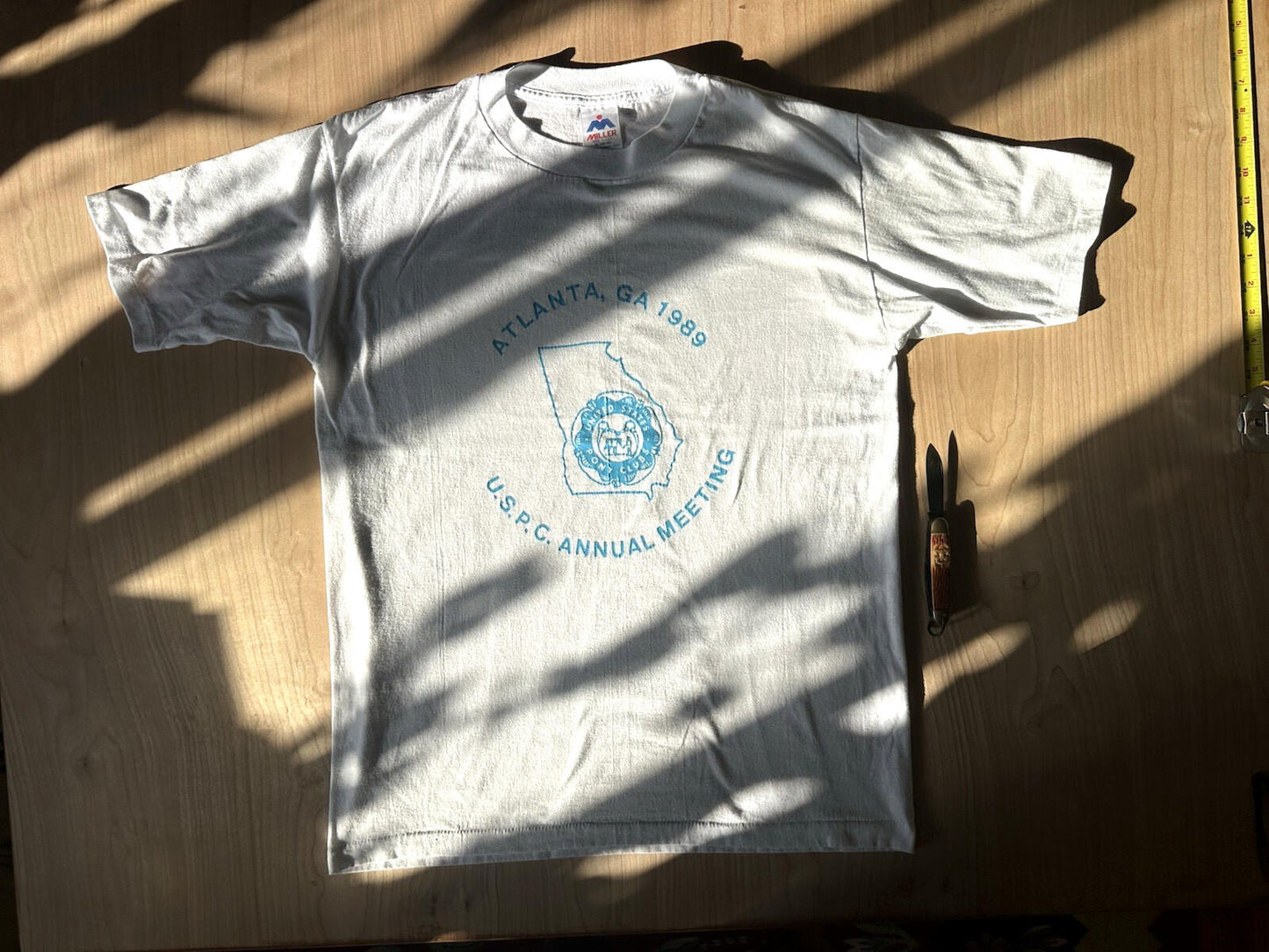 vintage 1989 PONY CLUB annual meeting T SHIRT white SINGLE STITCH Atlanta GA