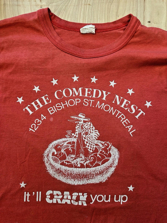 1980 COMEDY CLUB vintage T SHIRT the comedy nest MONTREAL single stitch VINTAGE
