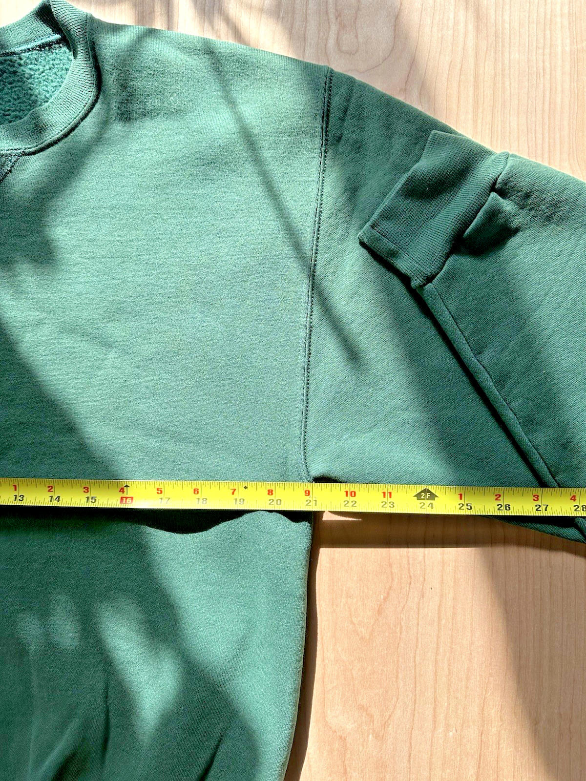 vintage 2000 RUSSELL athletic GREEN pullover sweatshirt MEDIUM