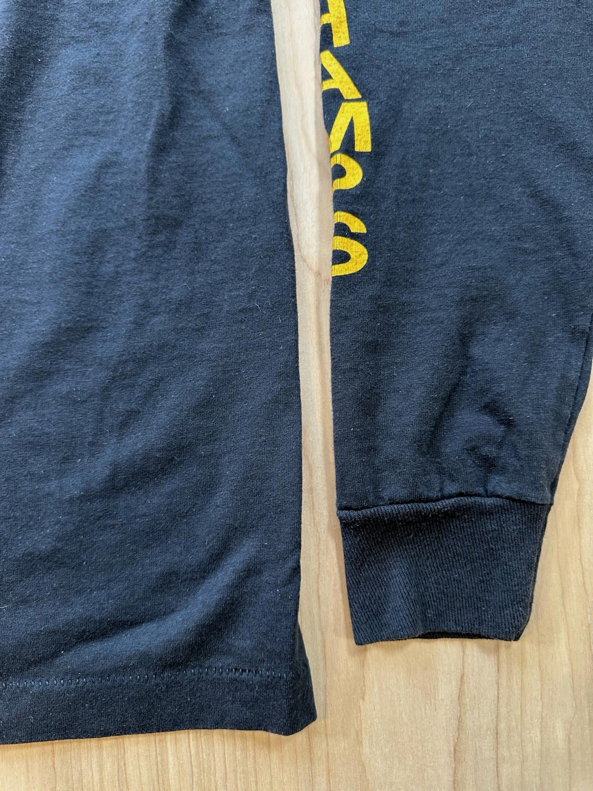 1988 black long sleeve SCREEN STARS swimming champs SKULL NJ size L high school