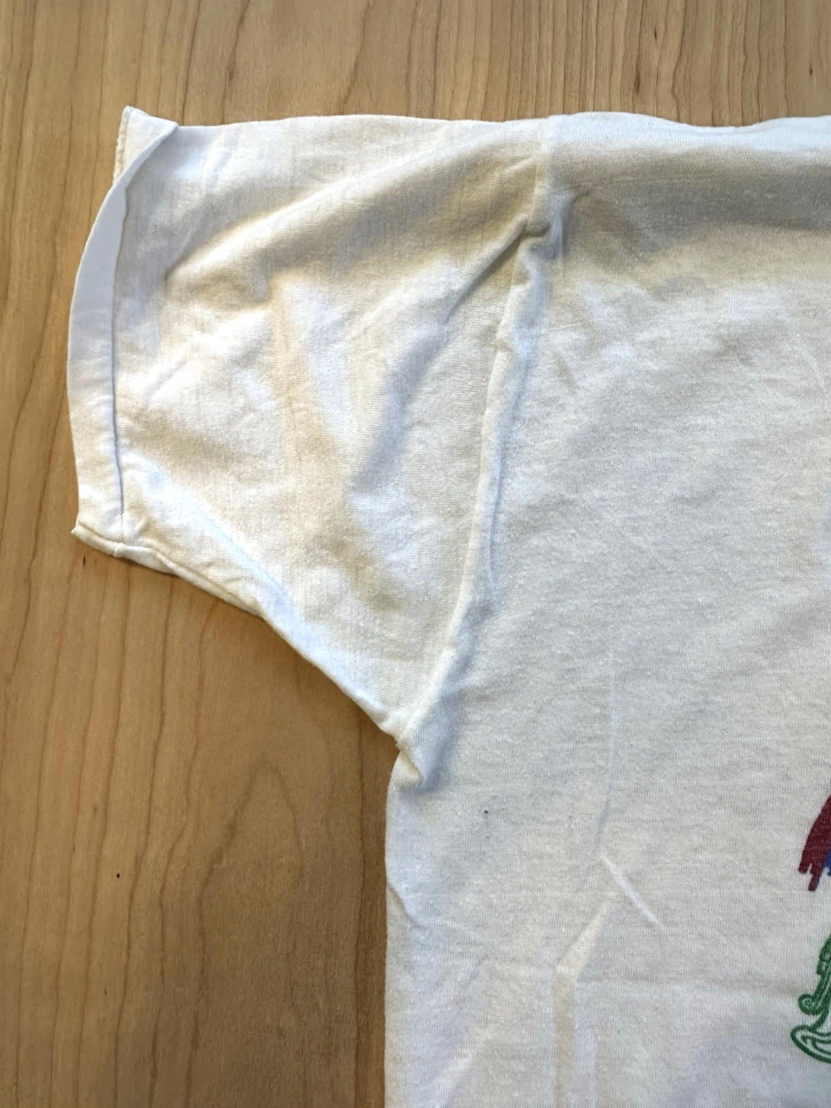 Vintage 80’s MICHIGAN STATE university SPARTANS T Shirt RAINBOW 5050 Label Rare