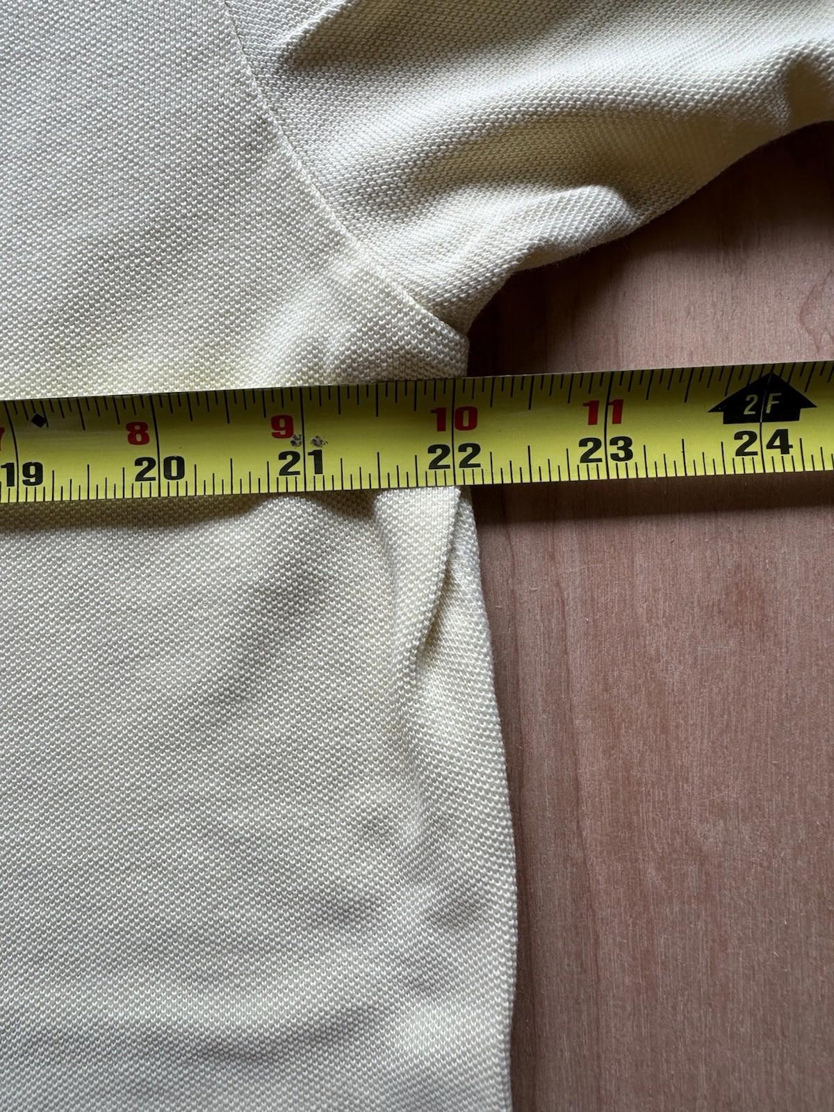 vintage 90's POLO shirt RALPH LAUREN yellow WORN faded BROKEN IN shredded SOFT
