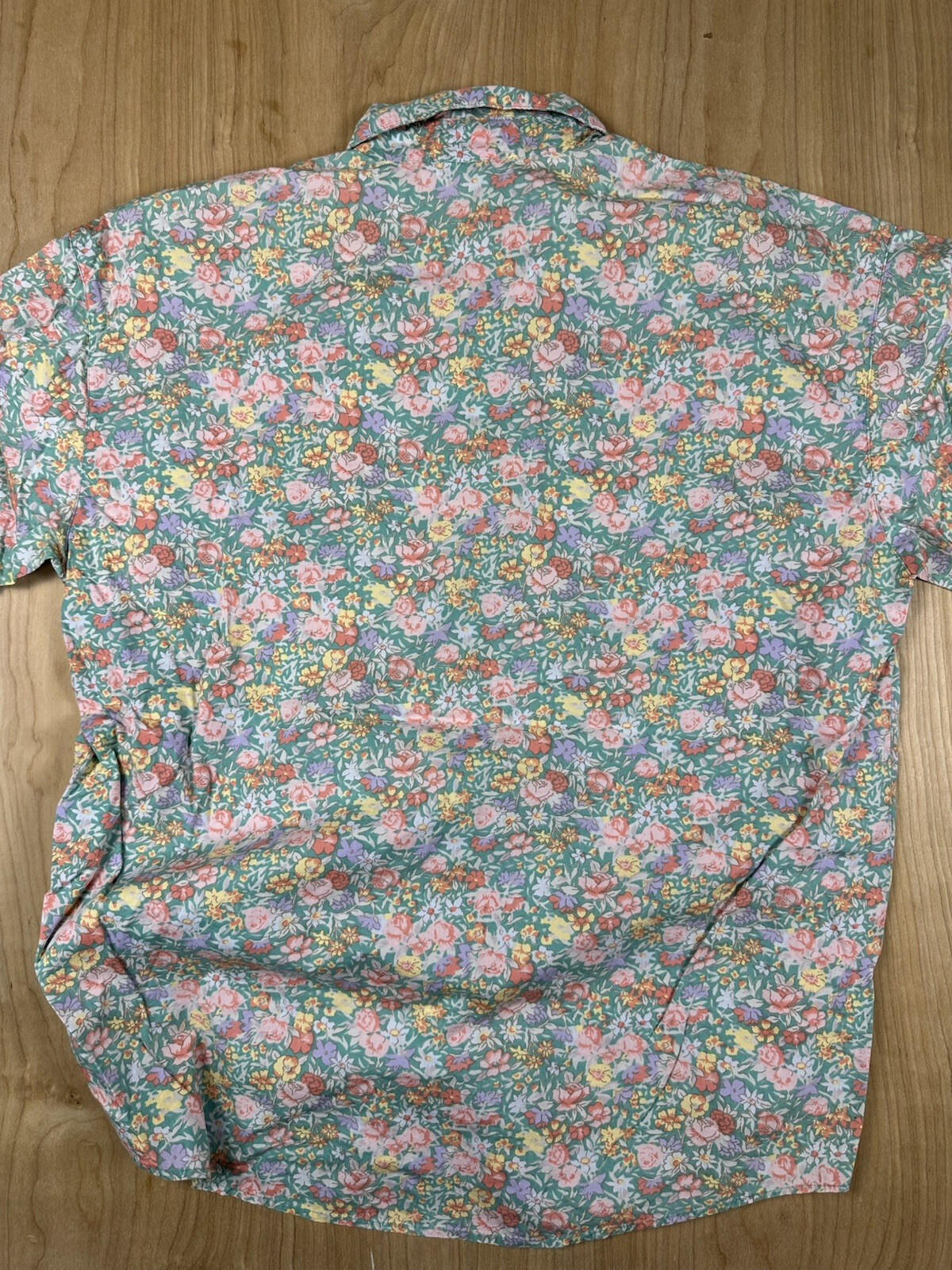 vintage 90's GAP floral BLOUSE lightweight COTTON small COUNTRY preppy BUTTON UP