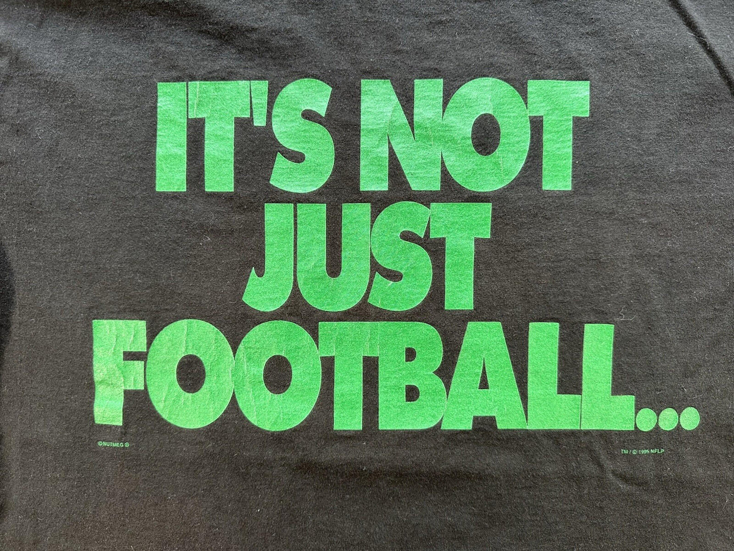 vintage 90's JETS football LEE SPORTS t shirt BLACK large