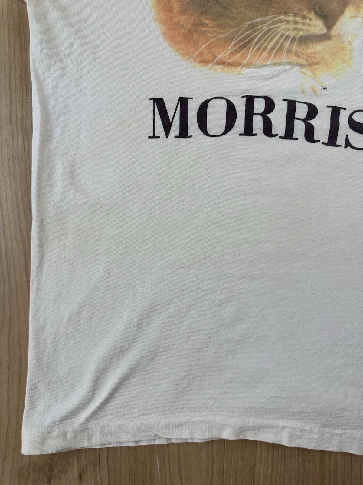 vintage 80's MORRIS THE CAT t shirt HEAVY COTTON bvd TAG single stitch indie