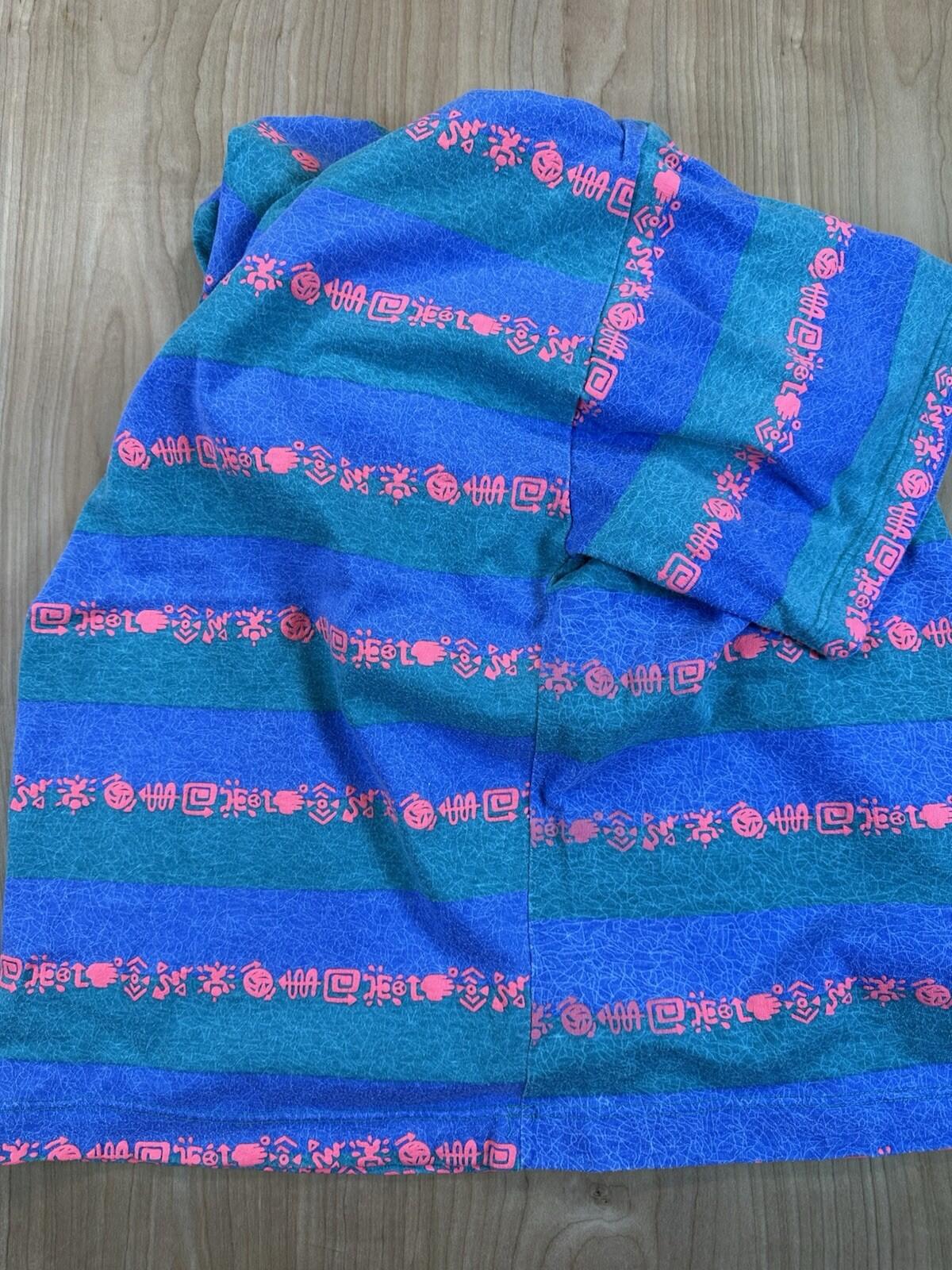 vintage 80'S SURF GEAR shirt PUFFY INK striped SKATEBOARDING punk XL stussy ish