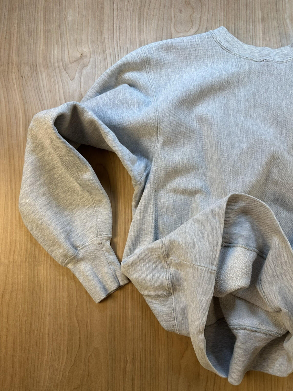 vintage 90's CHAMPION reverse weave SWEATSHIRT gray PROVIDENCE R.I. preppy LARGE