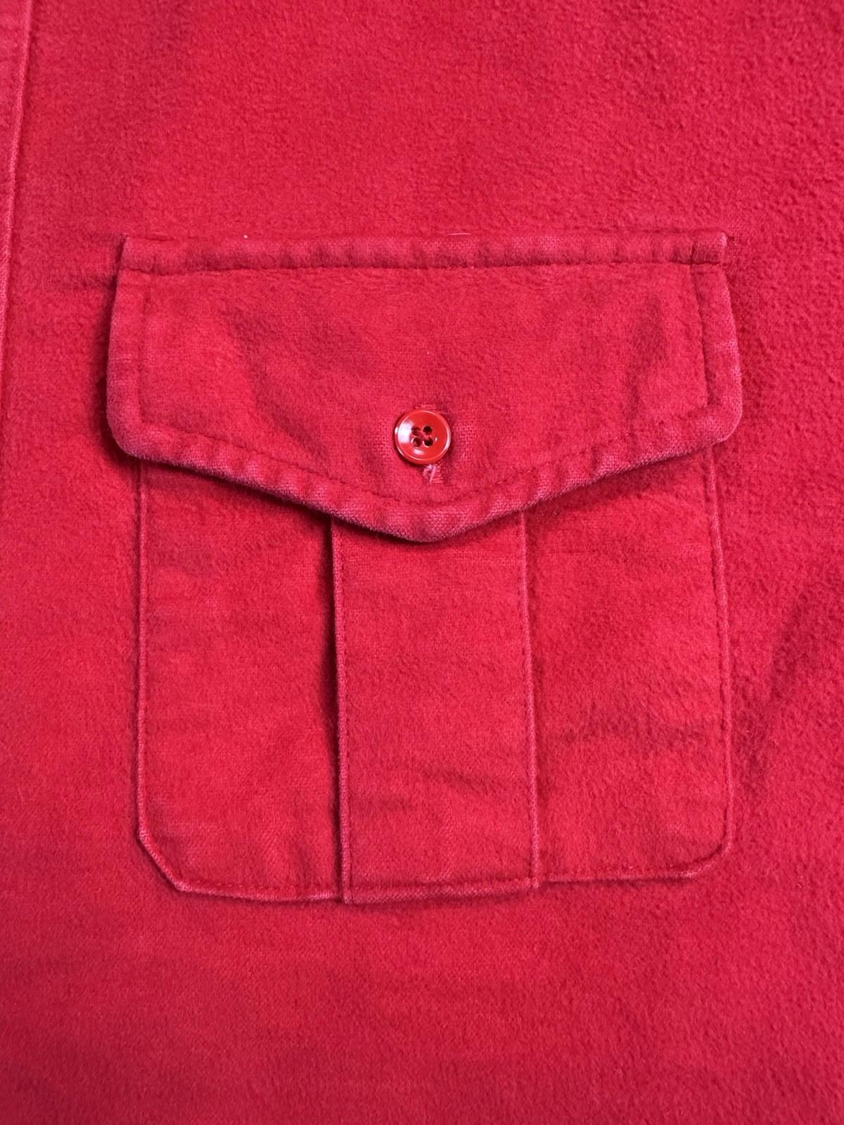 vintage 70's EDDIE BAUER red FLANNEL button up XTRA LARGE preppy GORPCORE