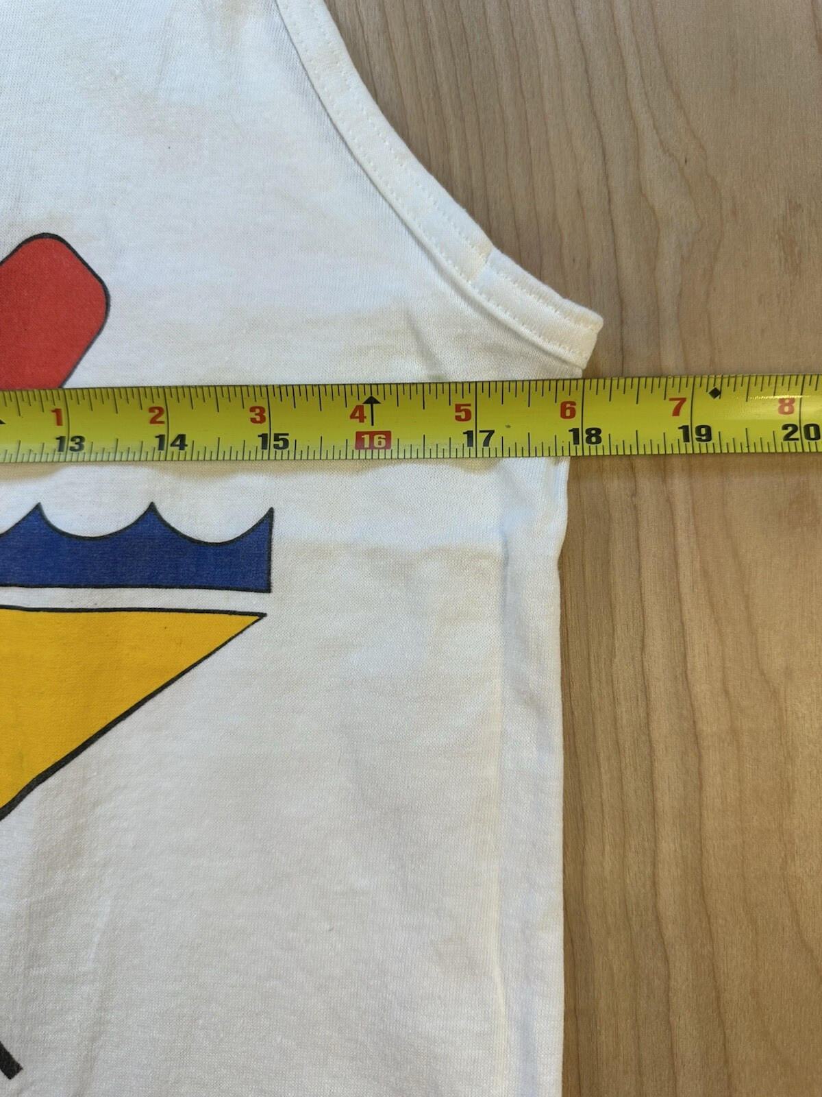 vintage 90's S.S. DETROIT SAILING regatta TANK TOP medium COTTON preppy ROWING