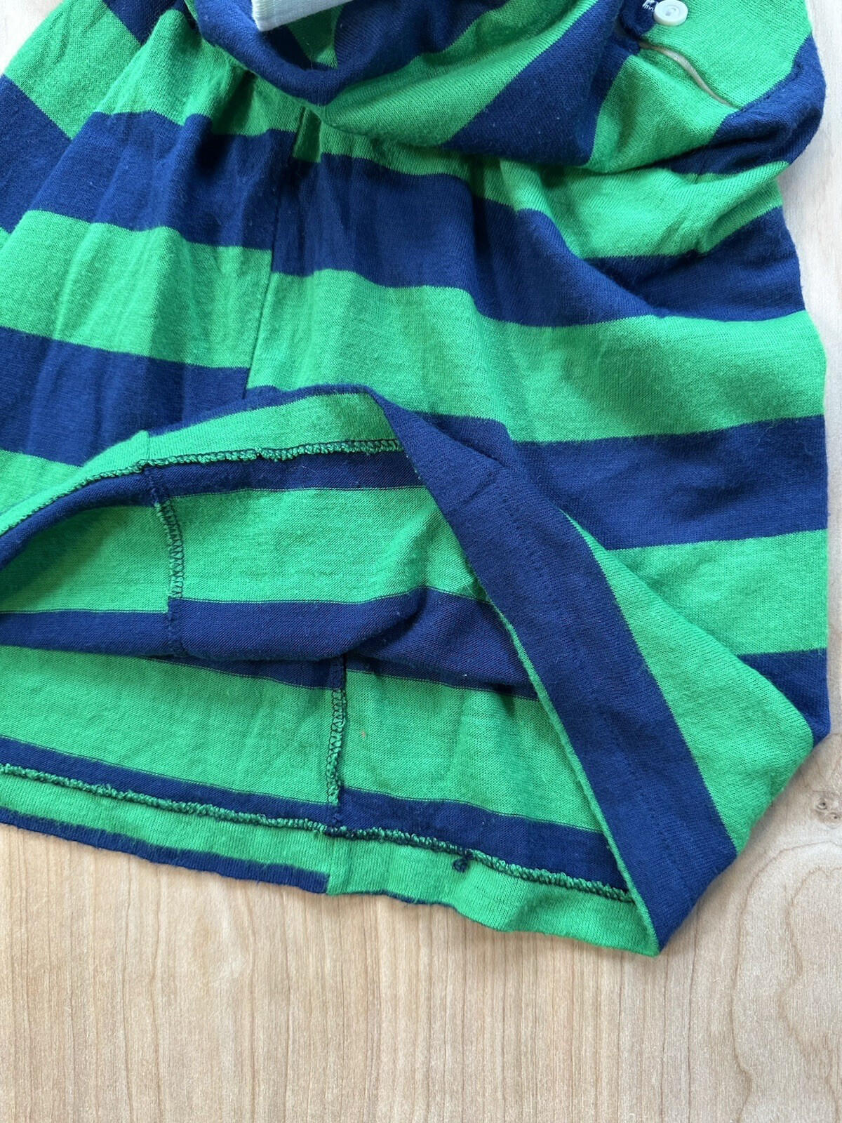 vintage 70's childrens RUGBY blue and green SEARS boys PERMA-PREST preppy