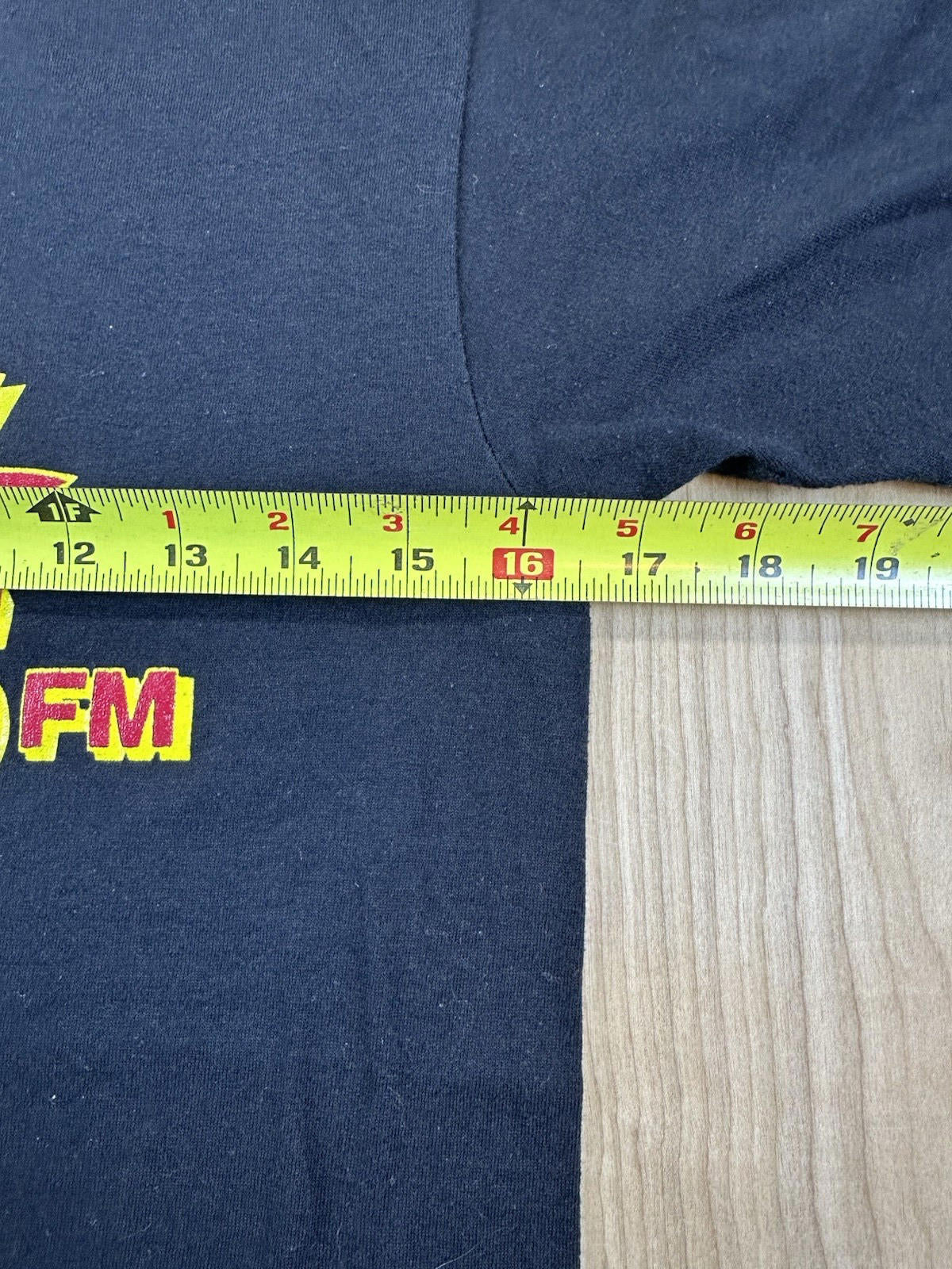 vintage 1988 NYC COUNTRY RADIO STATION t shirt wyny 103.5 FM ched tag BLACK med