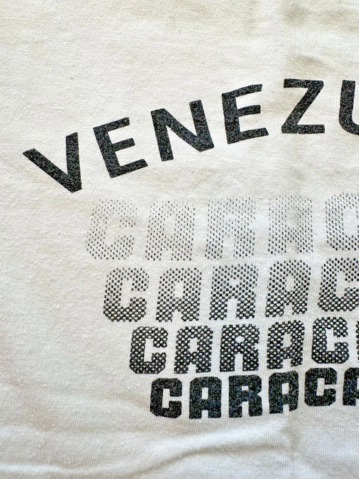 sun faded 1980'S VENEZUELA CARACAS tourist tshirt small vintage indie TRICOSA