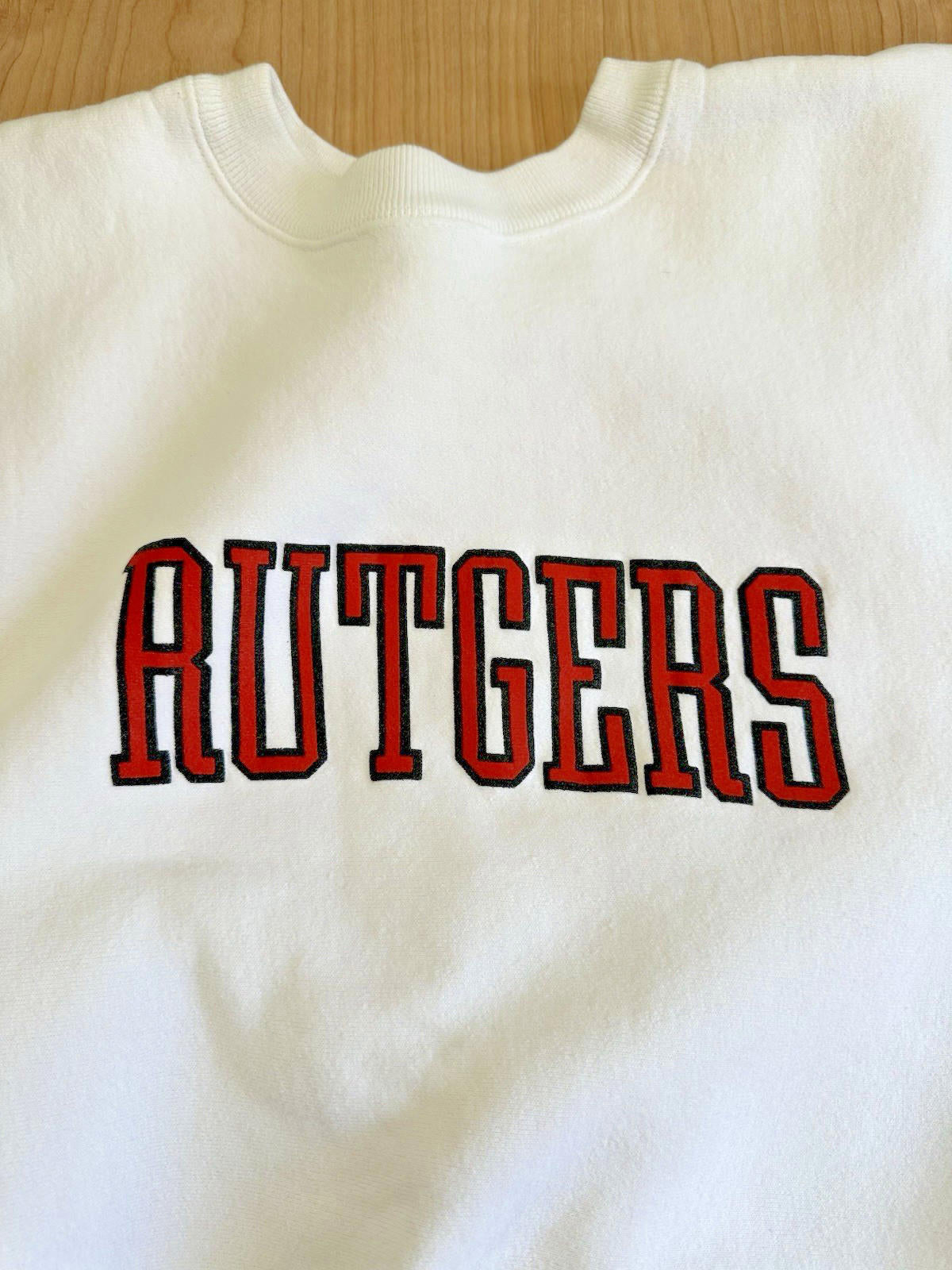 vintage 80's RUTGERS university WOLF and SONS XL Sweatshirt CHAMPION Pullover