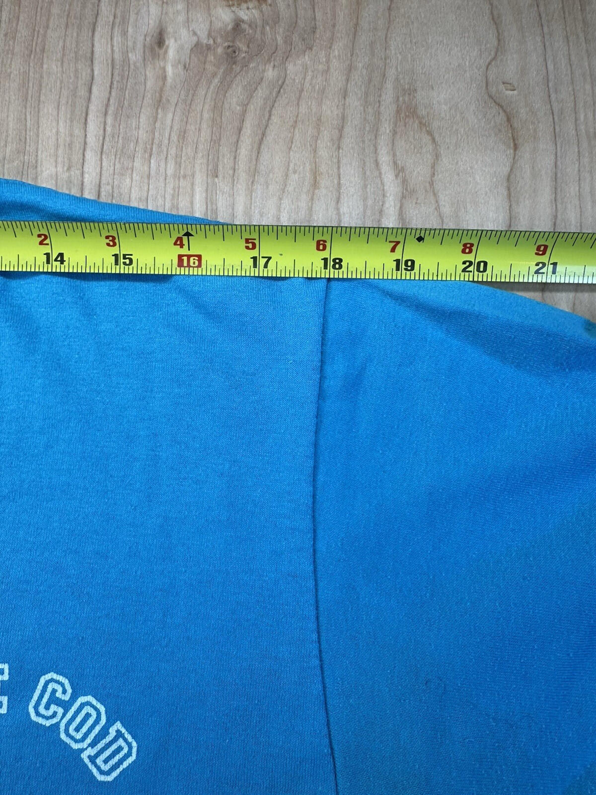 vintage 1987 CAPE COD MASS. t shirt SAILING sailboat PREPPY size LARGE teal
