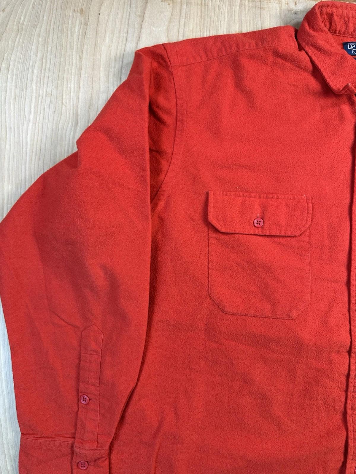 vintage 90's RALPH LAUREN polo G.I. SHIRT button down RED xtra large PREPPY gorp