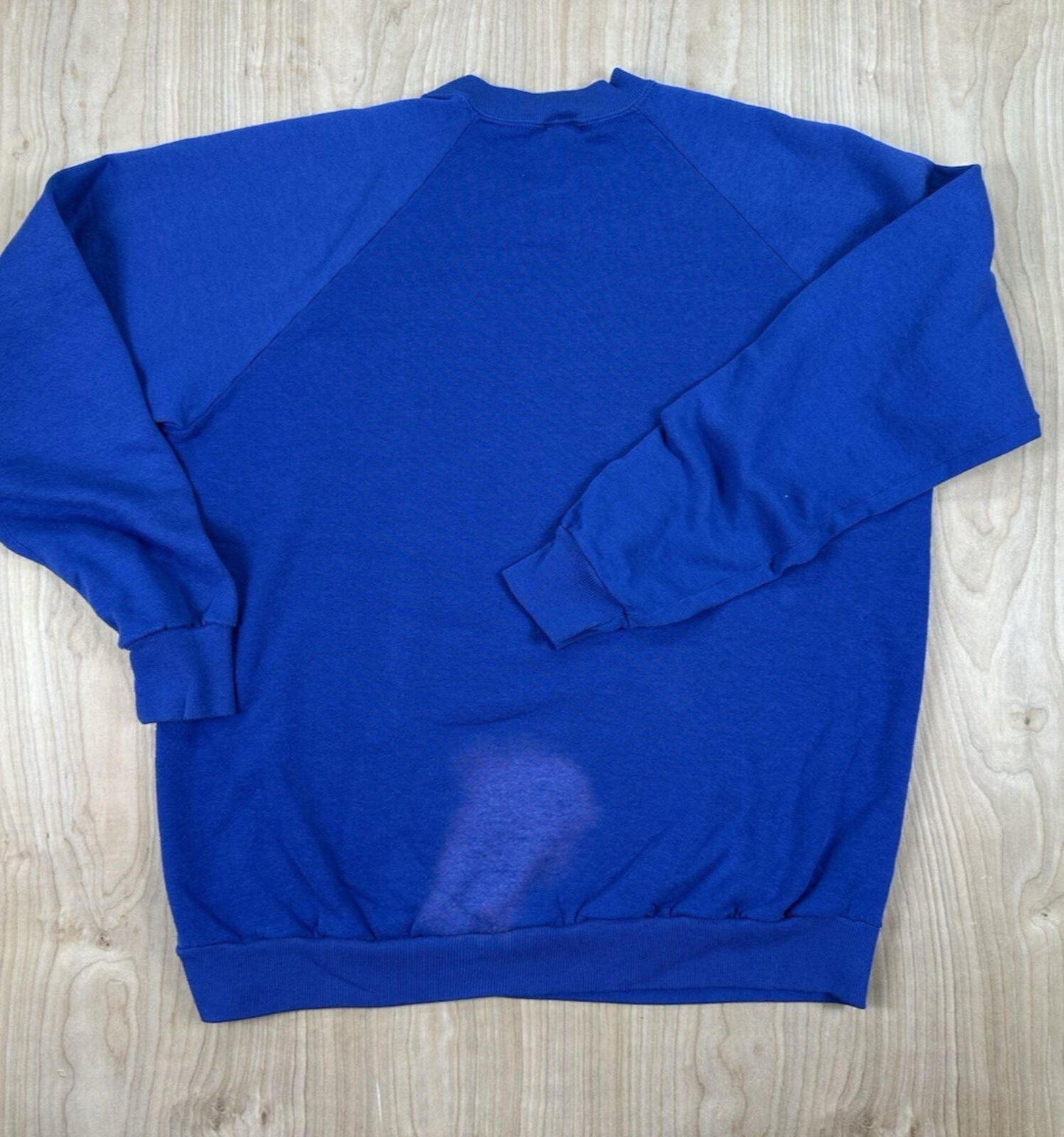 vintage 80's JERZEES hillcrest EAGLES blue RAGLAN SWEATSHIRT xtra large WEAR