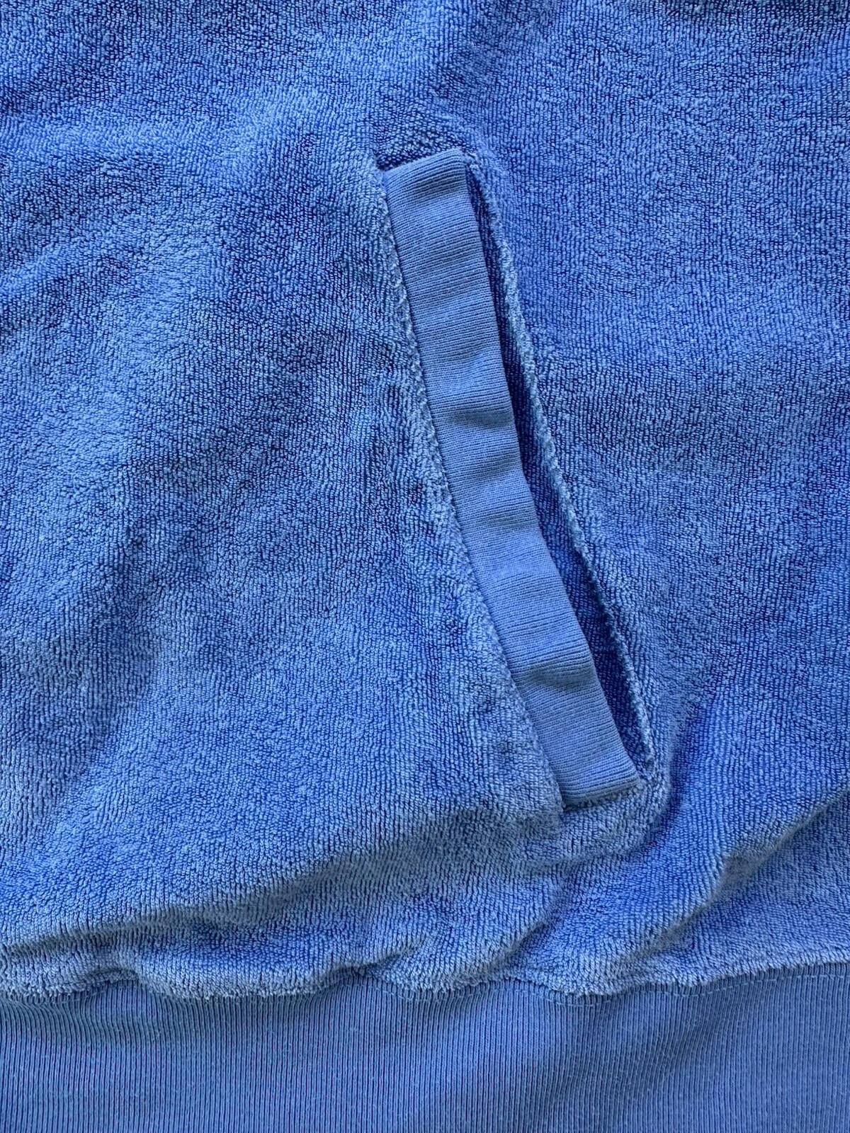 vintage 80's POLO RALPH LAUREN terry cloth ZIP UP SWEATSHIRT JACKET large STRIPE
