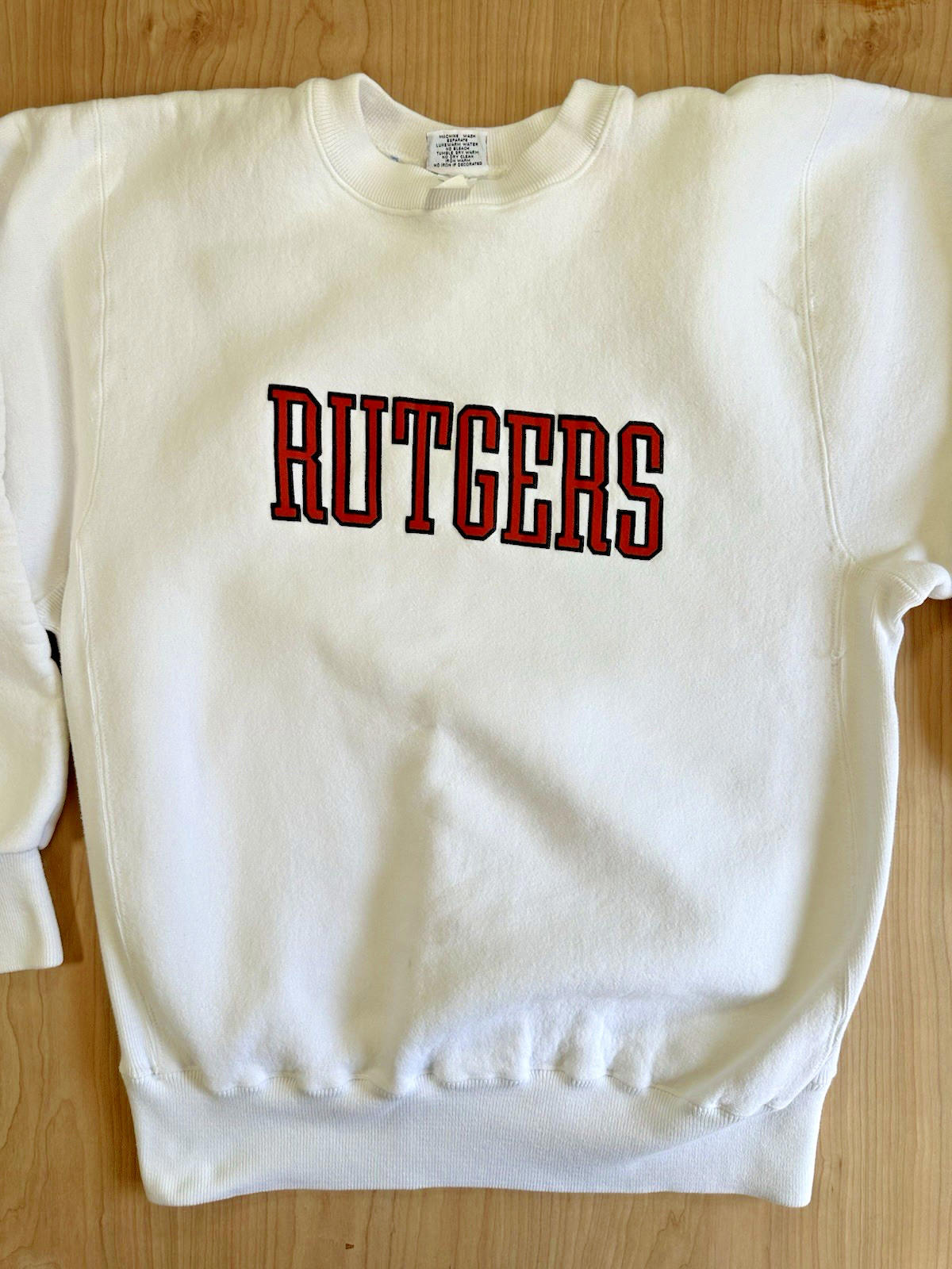 vintage 80's RUTGERS university WOLF and SONS XL Sweatshirt CHAMPION Pullover
