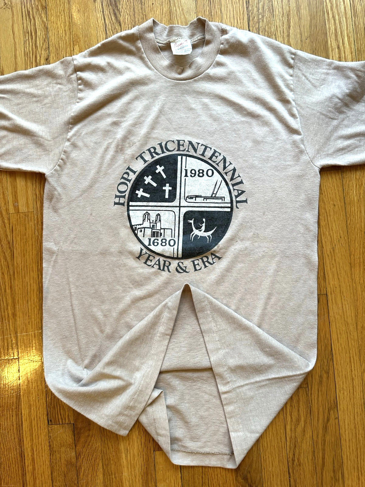 vintage 1980 HOPI INDIAN tricentennial T SHIRT single stitch MEDIUM rare