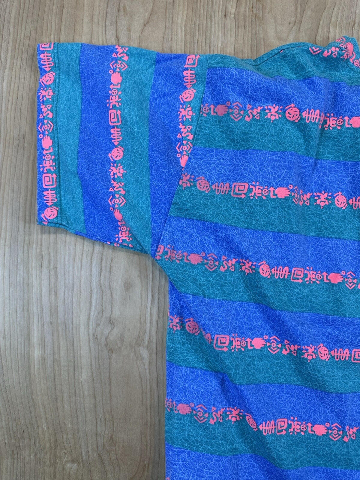 vintage 80'S SURF GEAR shirt PUFFY INK striped SKATEBOARDING punk XL stussy ish