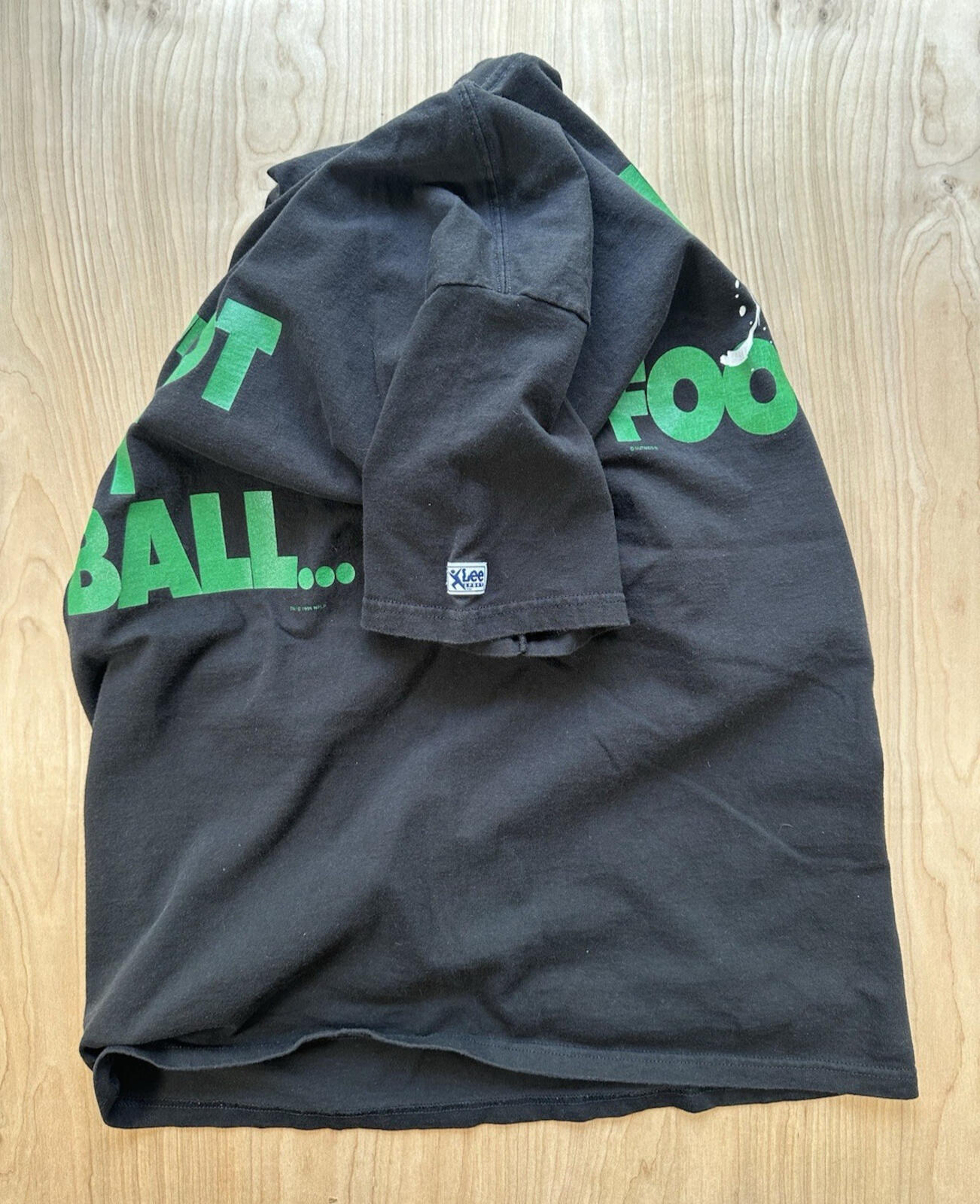 vintage 90's JETS football LEE SPORTS t shirt BLACK large