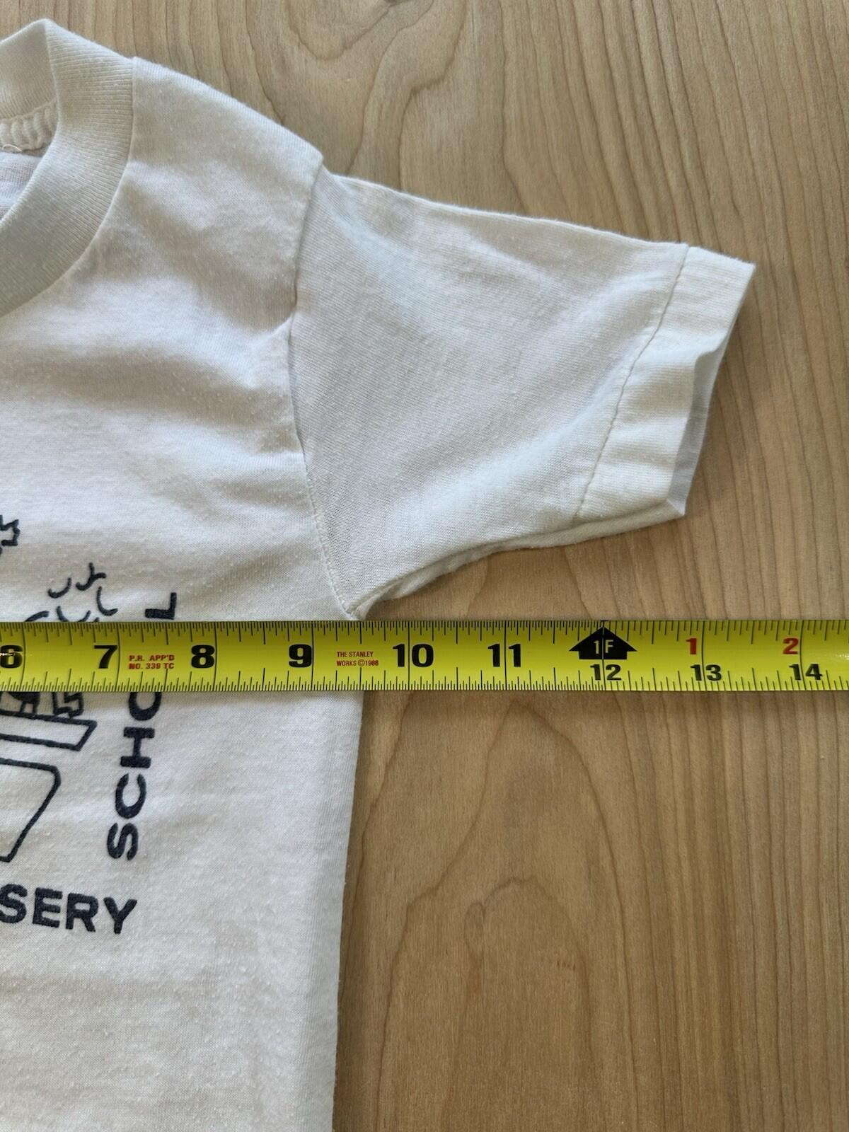 vintage 1970's kid size single stitch T SHIRT youth indie
