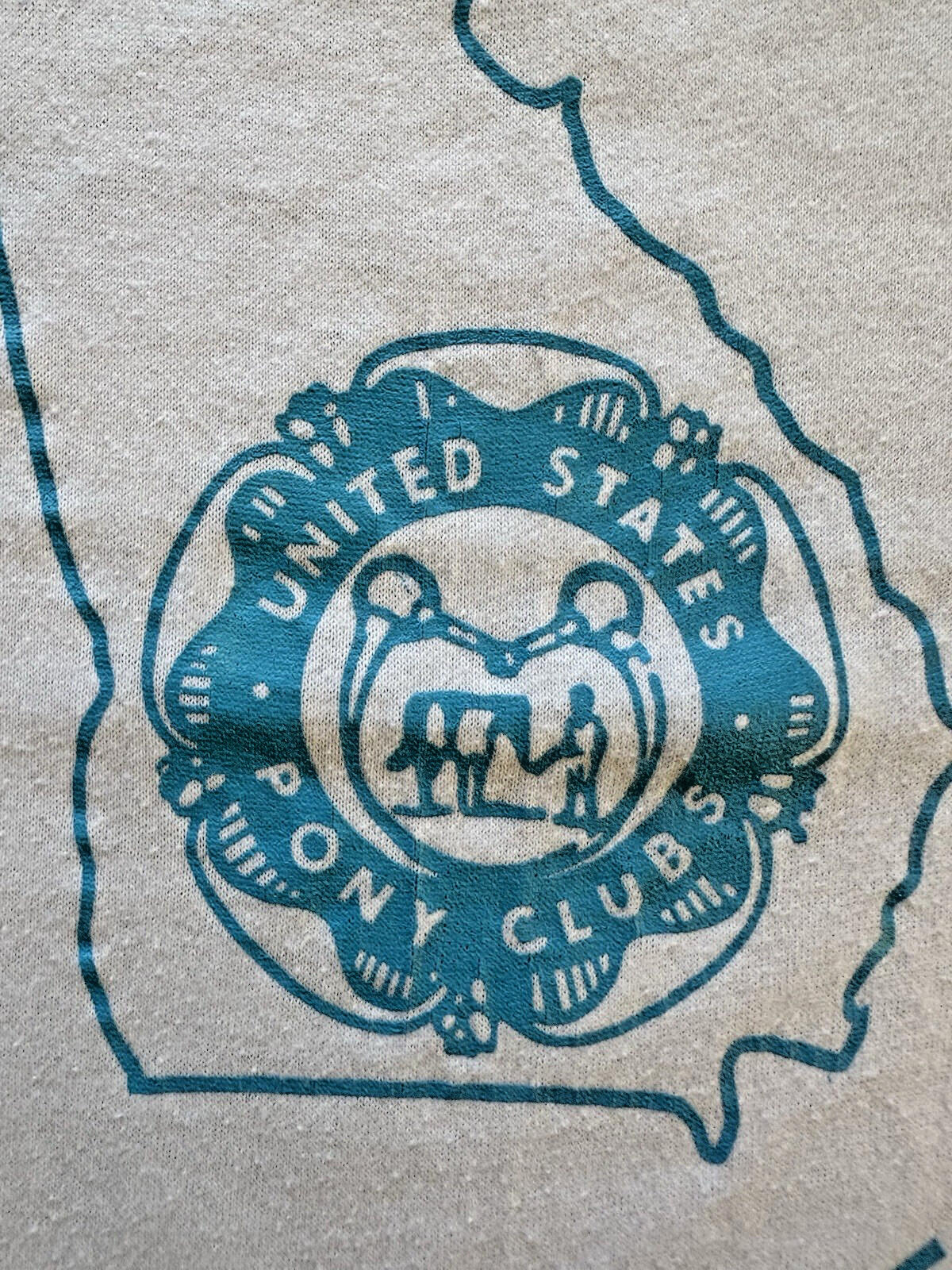 vintage 1989 PONY CLUB annual meeting T SHIRT white SINGLE STITCH Atlanta GA