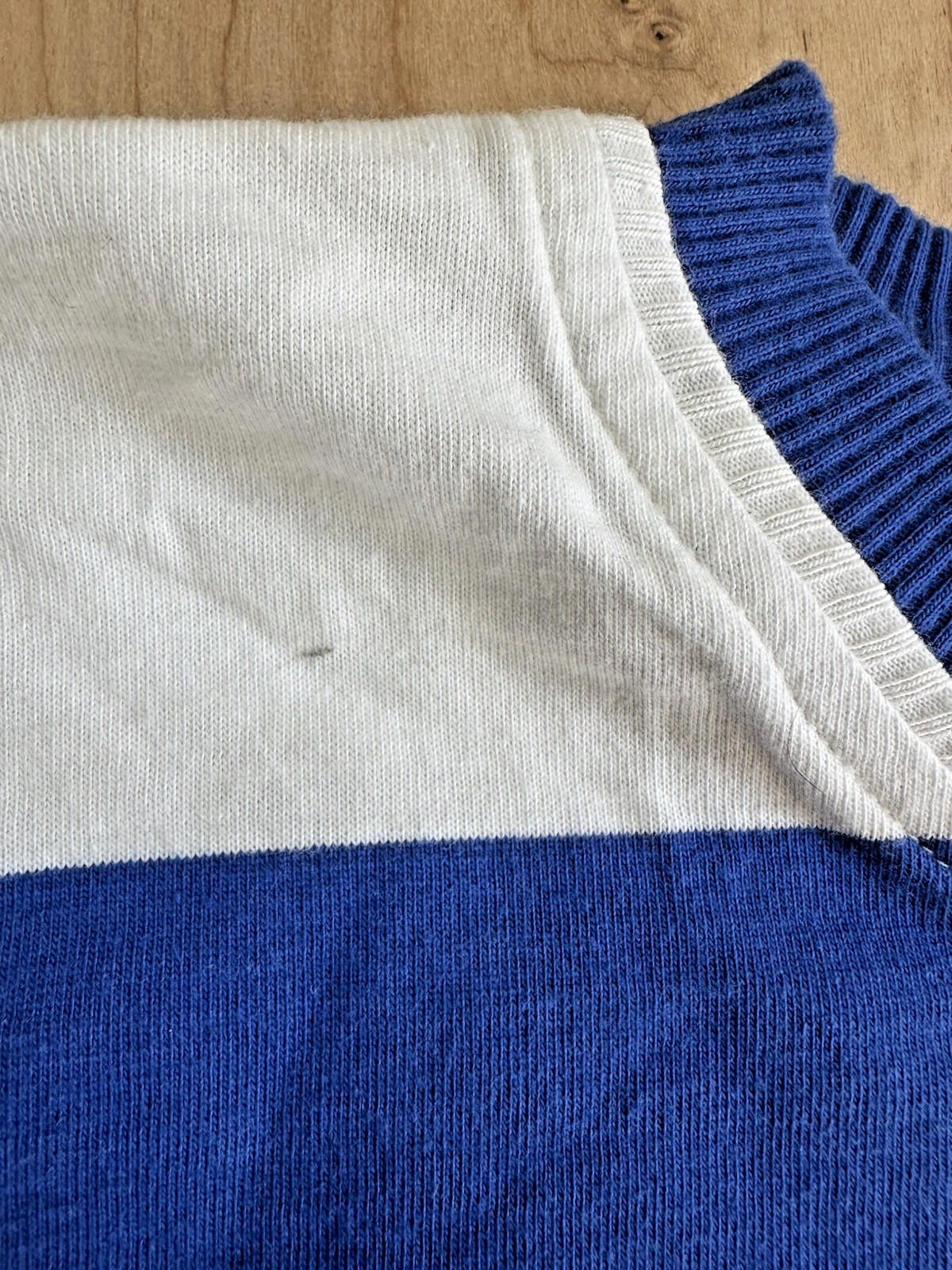 1980's liz clairborne sailor stripe tee 100% cotton preppy nautical small