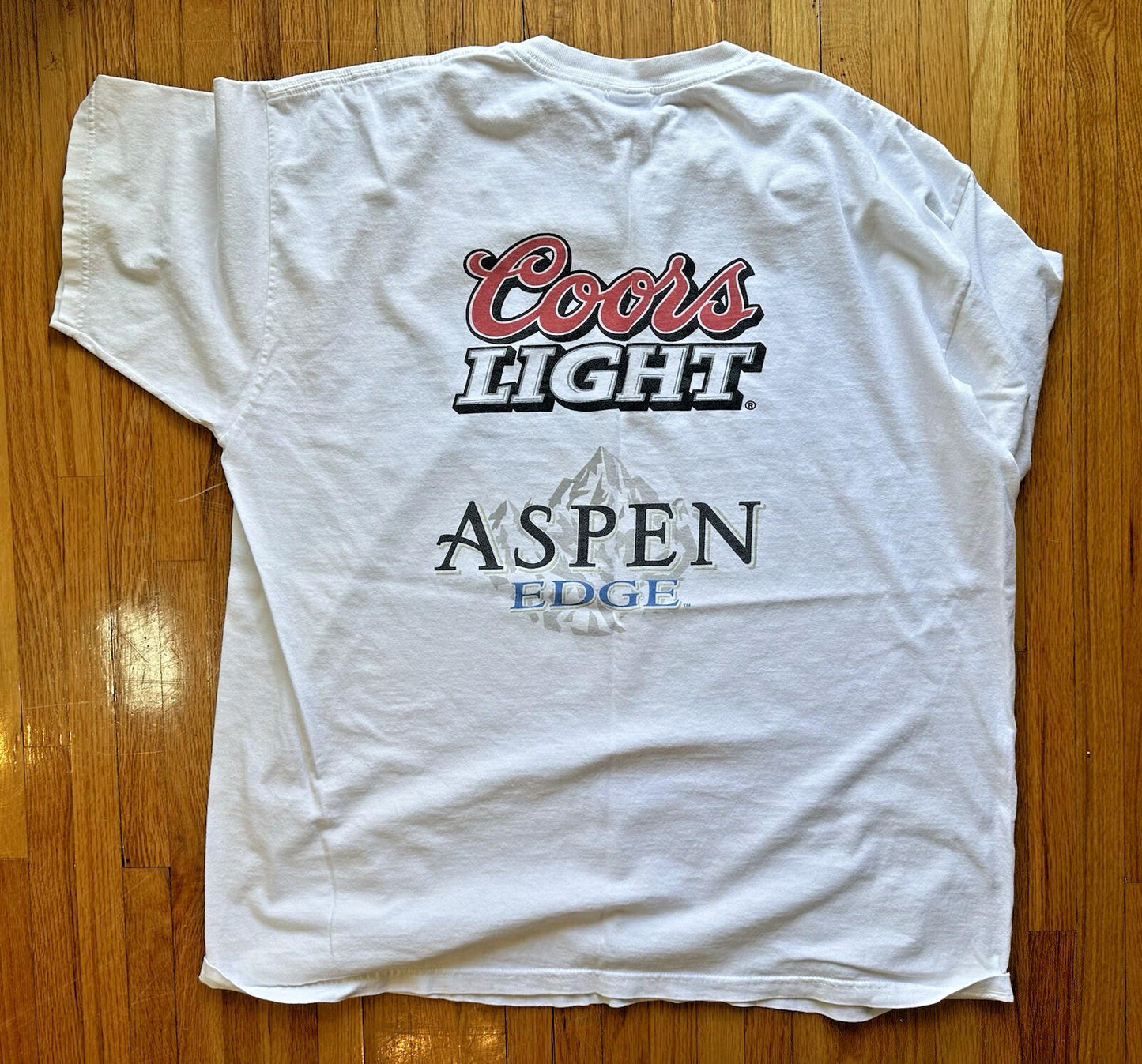 TUBING T SHIRT vintage point pleasant beach LIONS CLUB coors light NJ 2XL