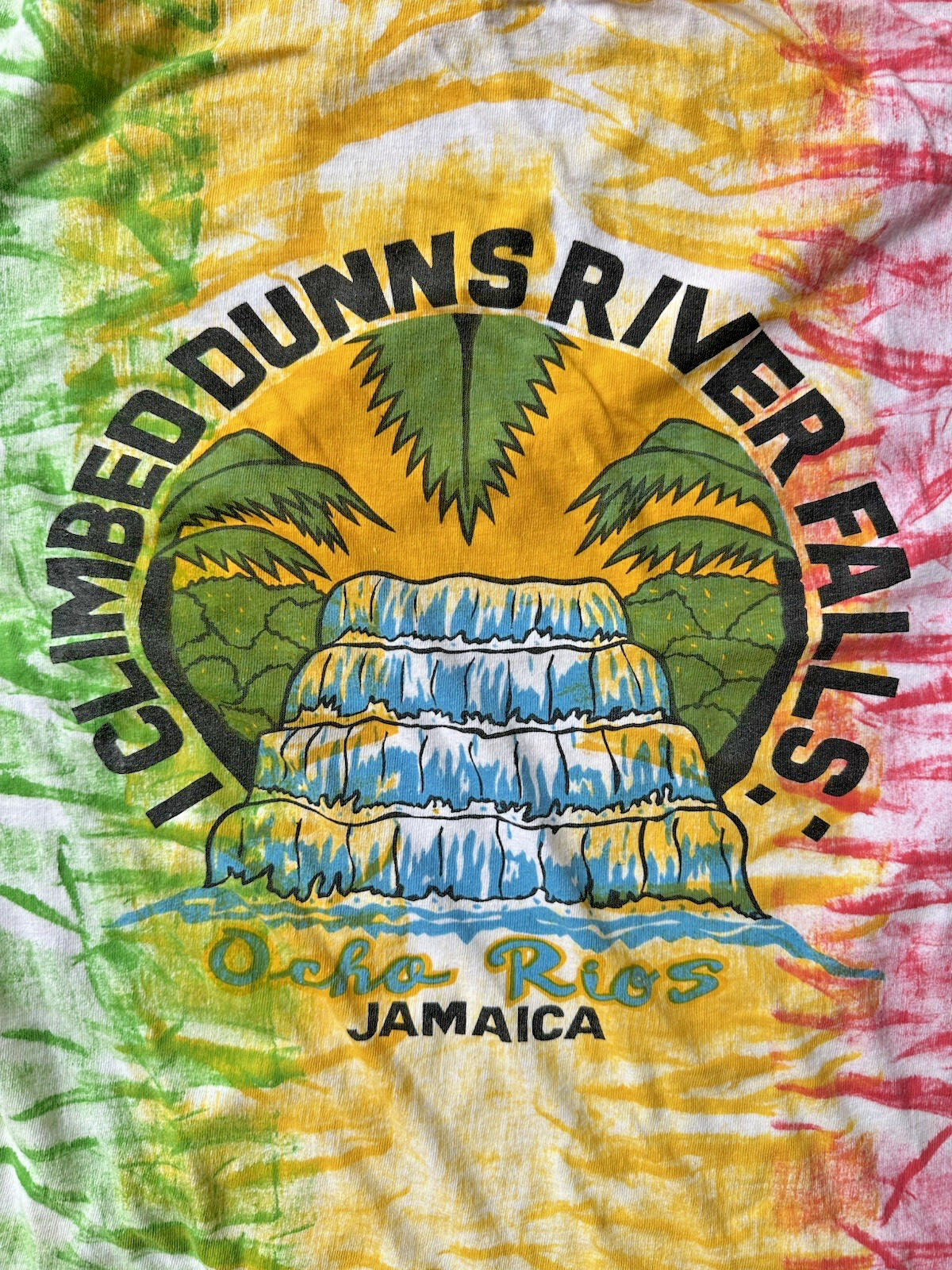 vintage JAMAICA T SHIRT reggae OCHO RIOS oversized RASTA boxy 80's fit SEEN!