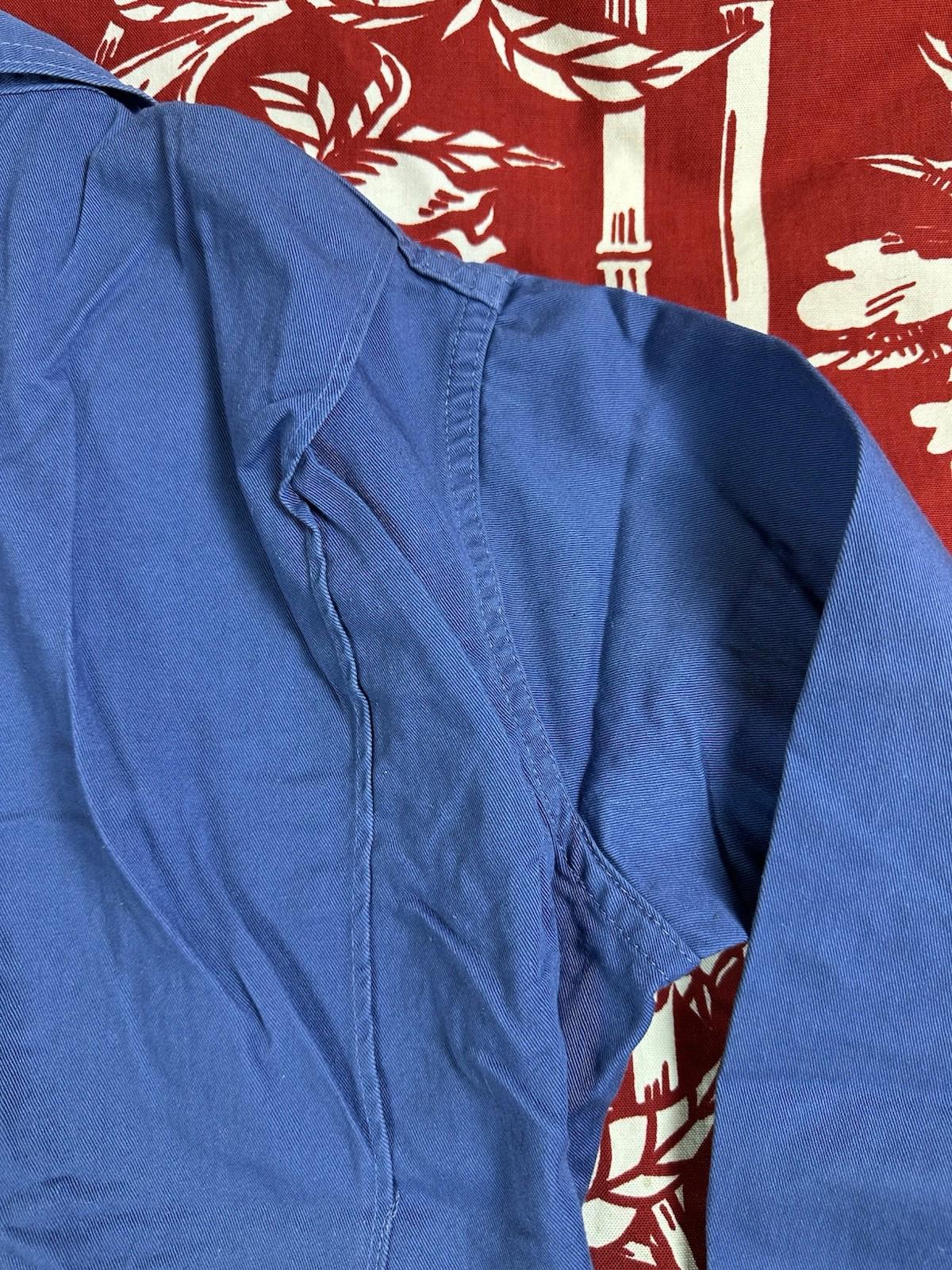 vintage 1960's SEARS ONE PIECE SUIT coveralls SMALL/MED never worn or washed BLU