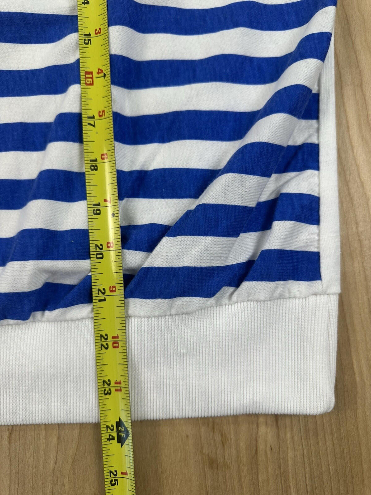 vintage 80's BOOTH BAY short sleeve SAILOR girl STRIPE anchor TOP large CUTE