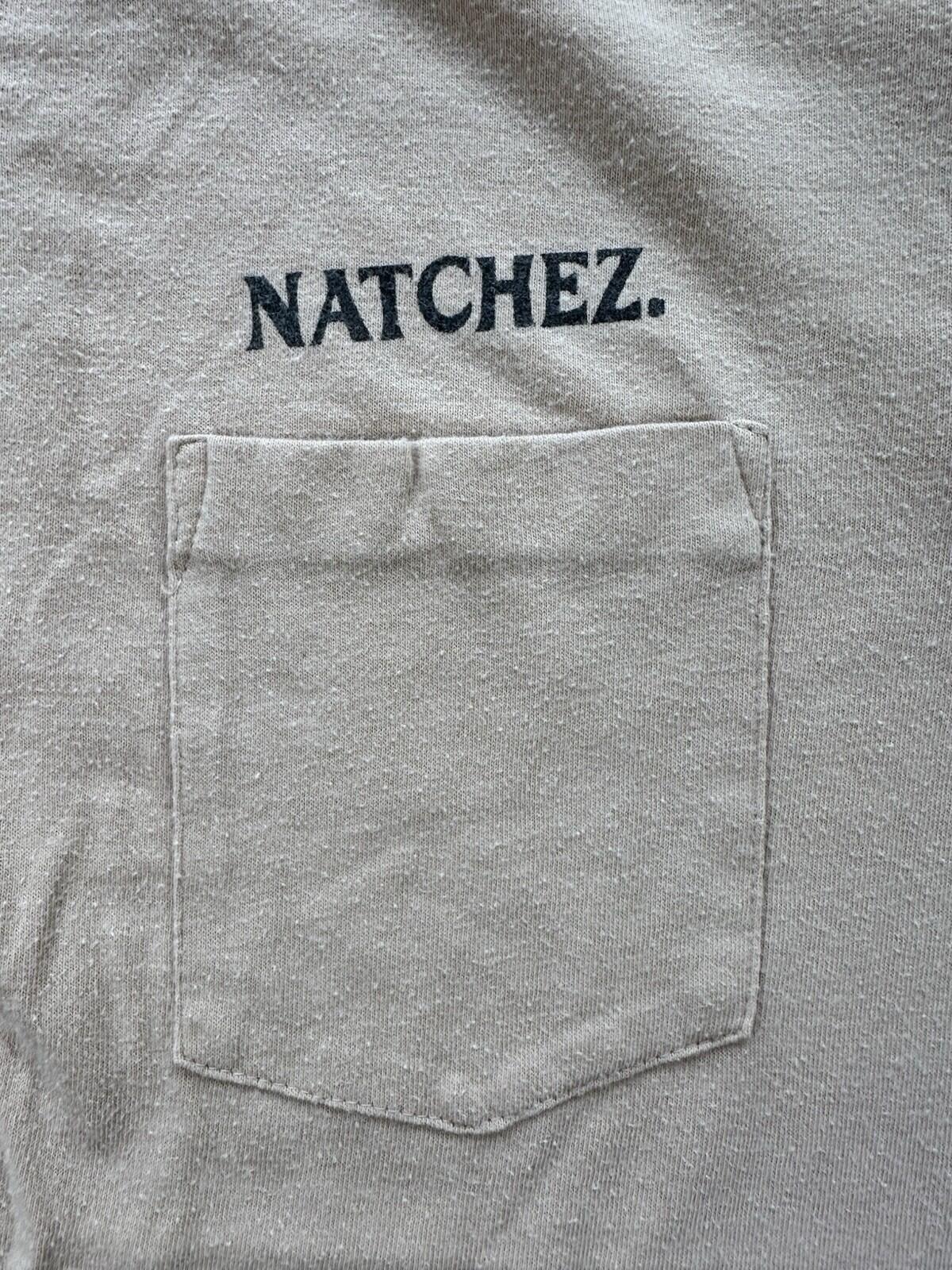 vintage 70's STEAMBOAT shirt NEW ORLEANS natchez LARGE pocket 2 sided RARE