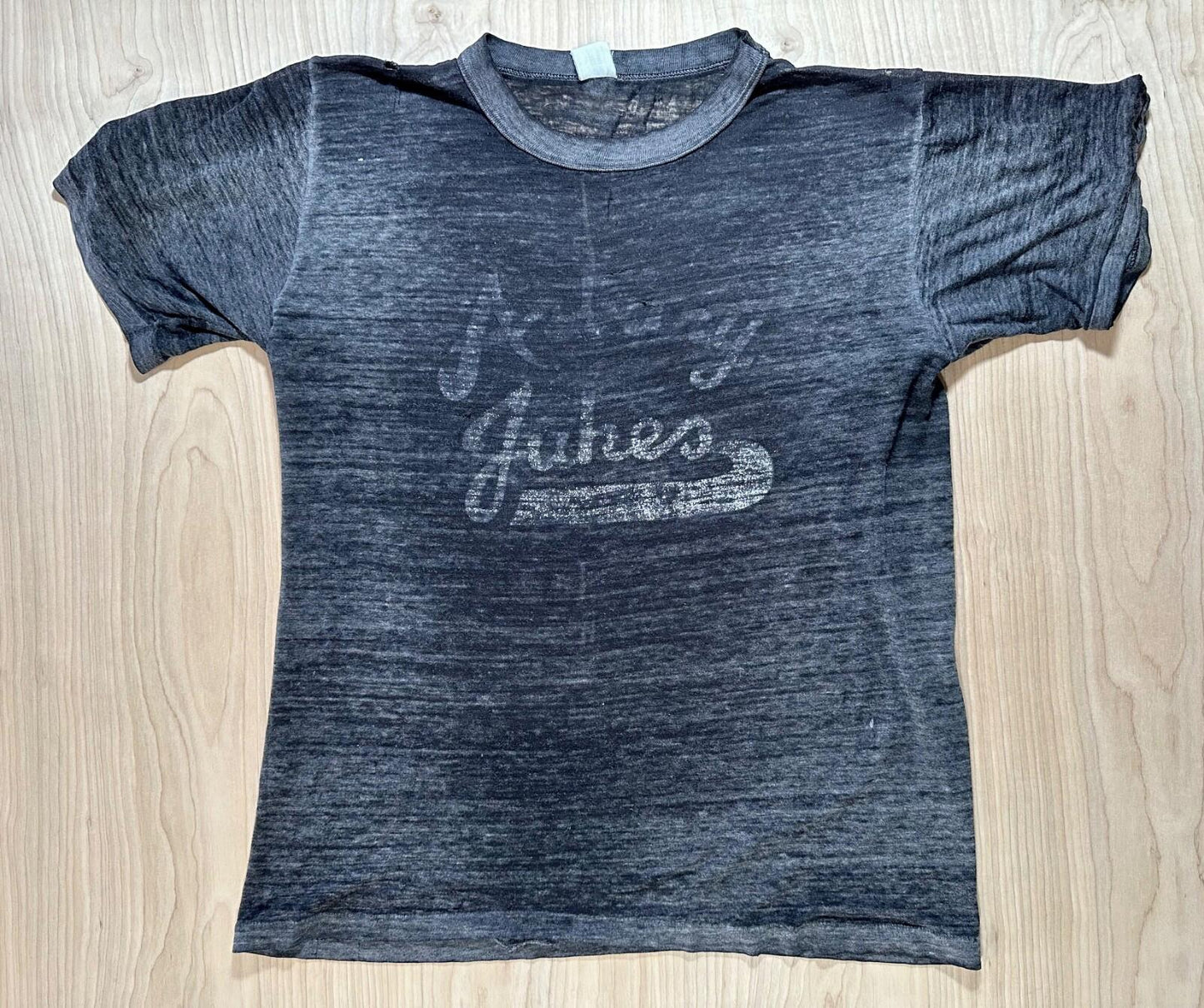 asbury jukes vintage 1980's single stitch black t shirt small lots of great wear