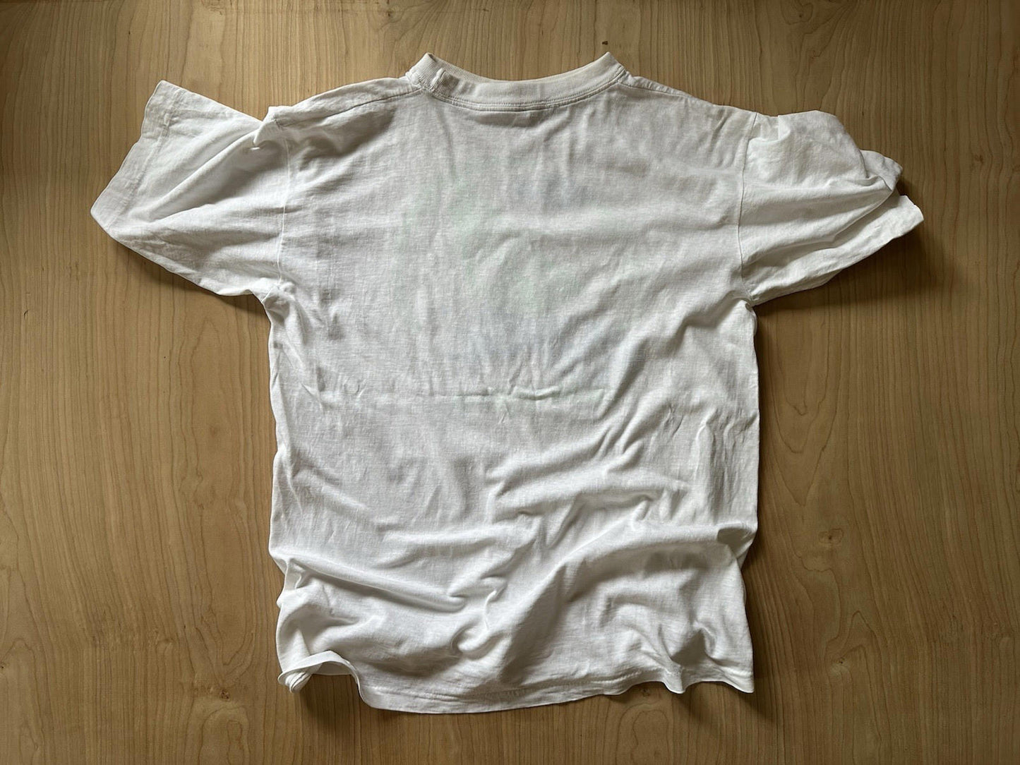 vintage 80's neon sail ARUBA SHIRT single stitch size XTRA LARGE white hot