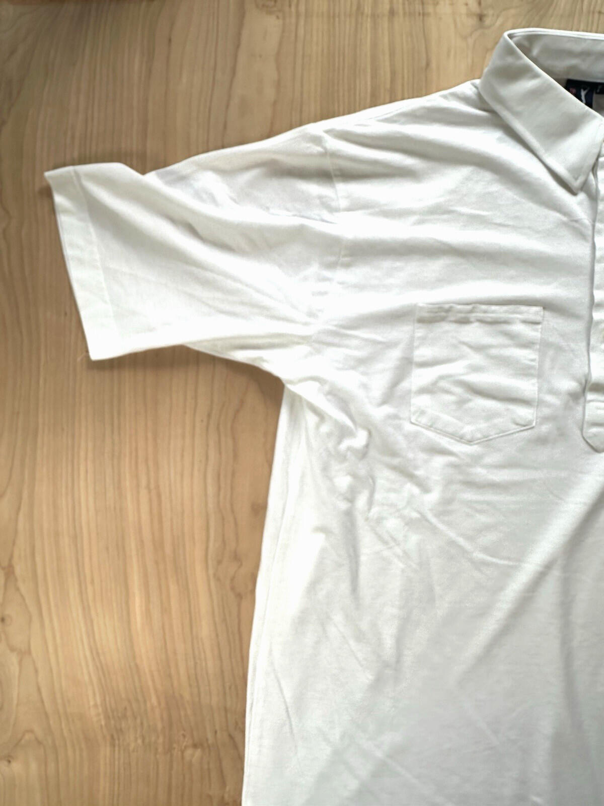 vintage 80'S PGA TOUR  polo SHIRT Classic LARGE white GOLF BRO prep