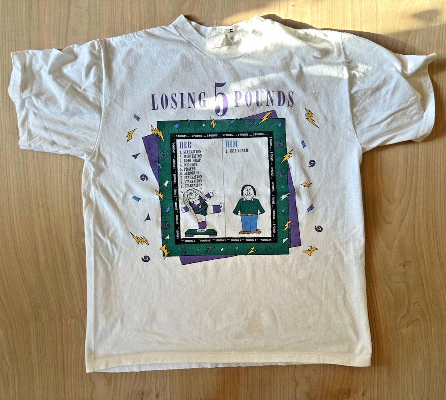 vintage 80's CATHY comic strip TSHIRT single stitch COTTON xtra large