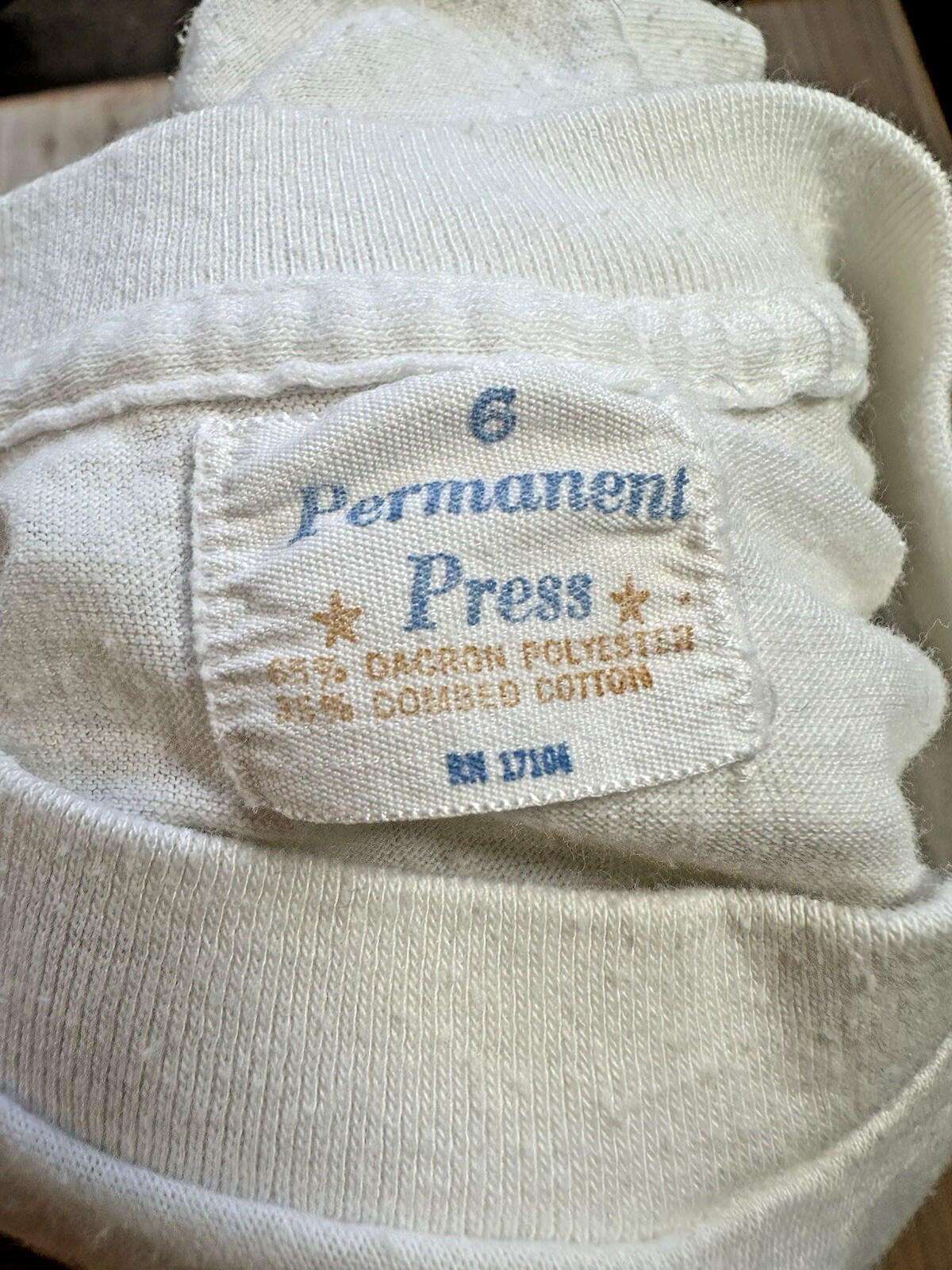 vintage 1970's kid size single stitch T SHIRT youth indie