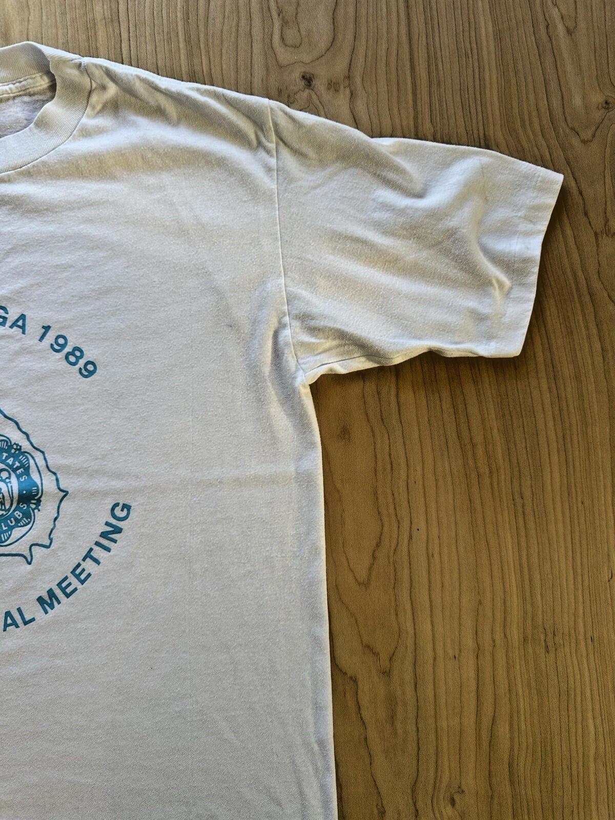 vintage 1989 PONY CLUB annual meeting T SHIRT white SINGLE STITCH Atlanta GA
