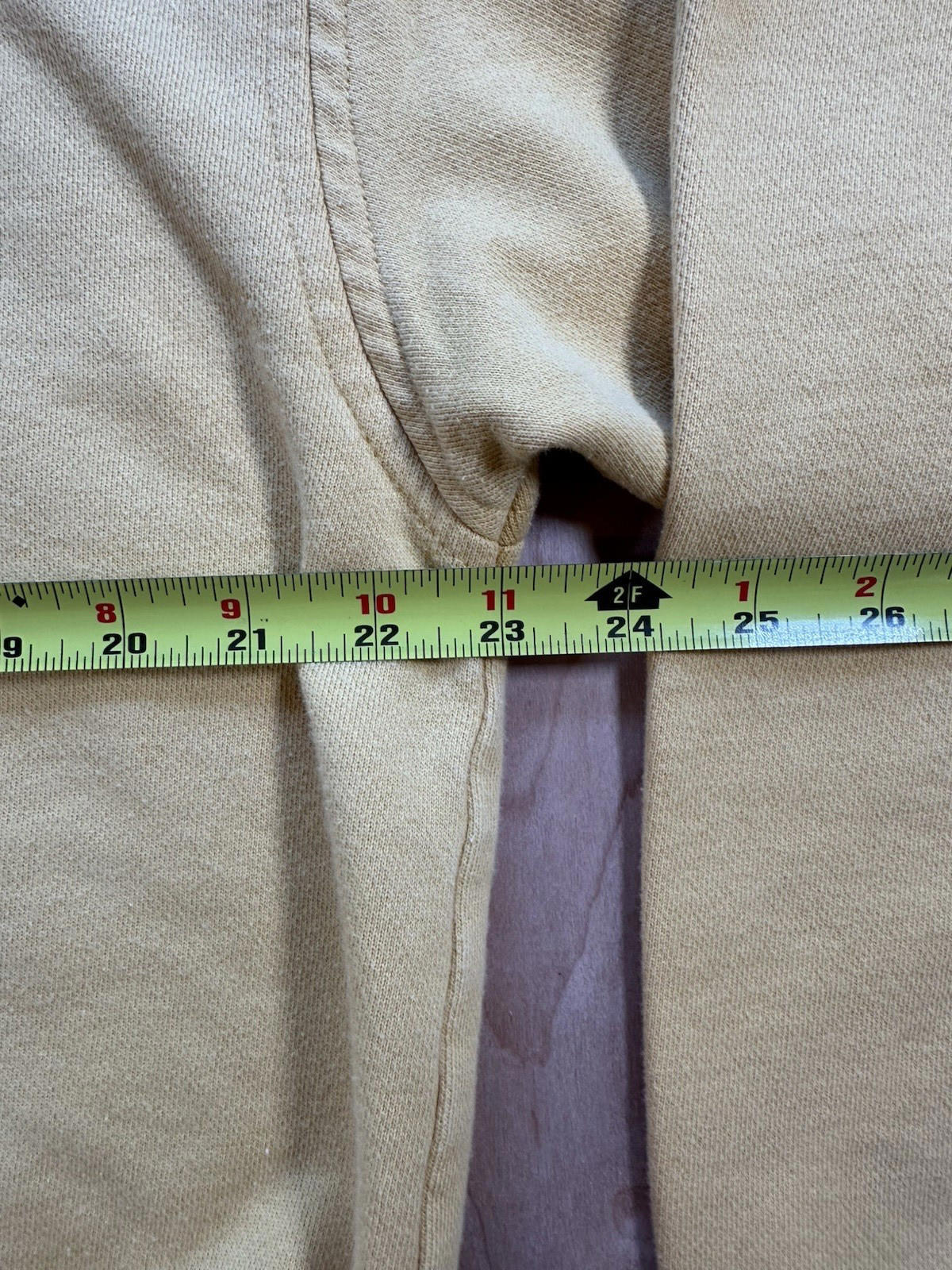 vintage 90's SUPERFLEECE by evergreen SWEATSHIRT yellow MEDIUM pullover SOFT
