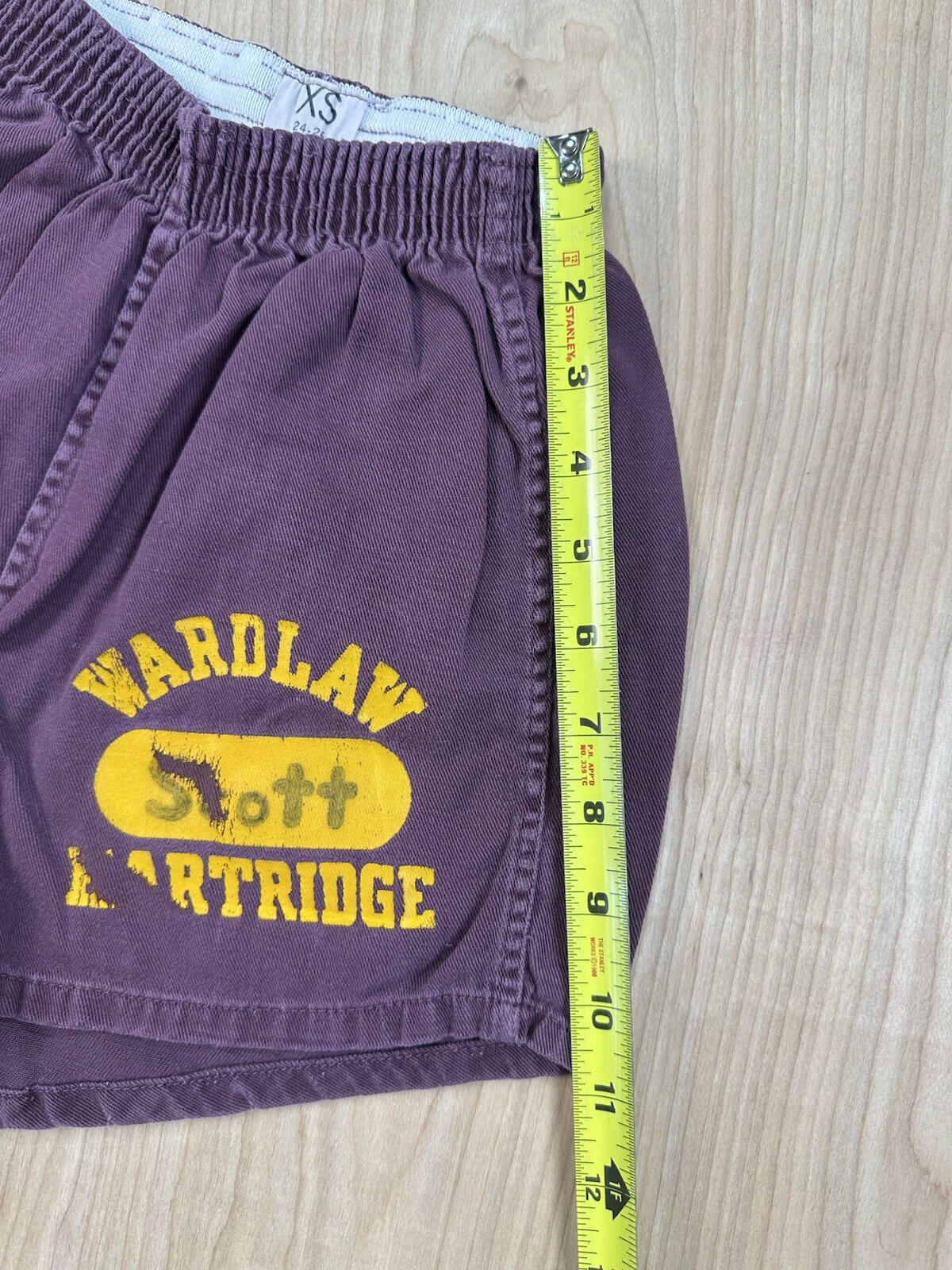 vintage 50's CHAMPION gym shorts WARDLAW HARTRIDGE private school XTRA SMALL