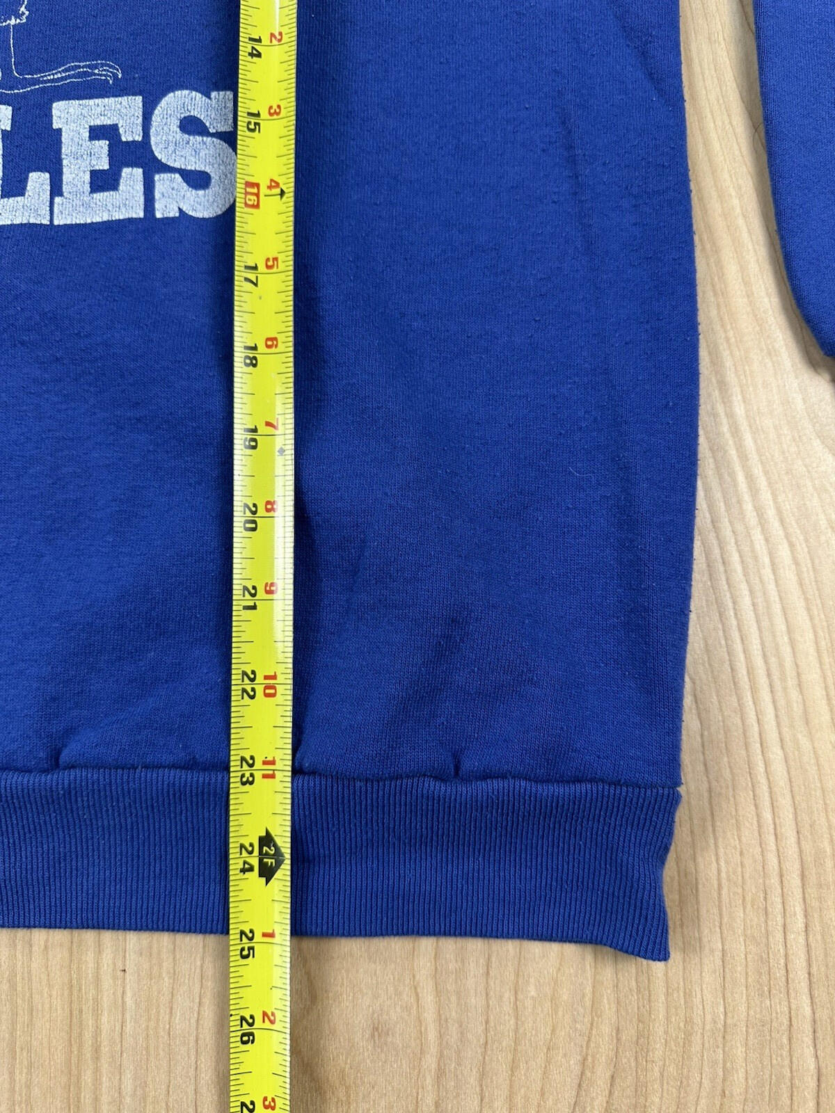 vintage 80's JERZEES hillcrest EAGLES blue RAGLAN SWEATSHIRT xtra large WEAR