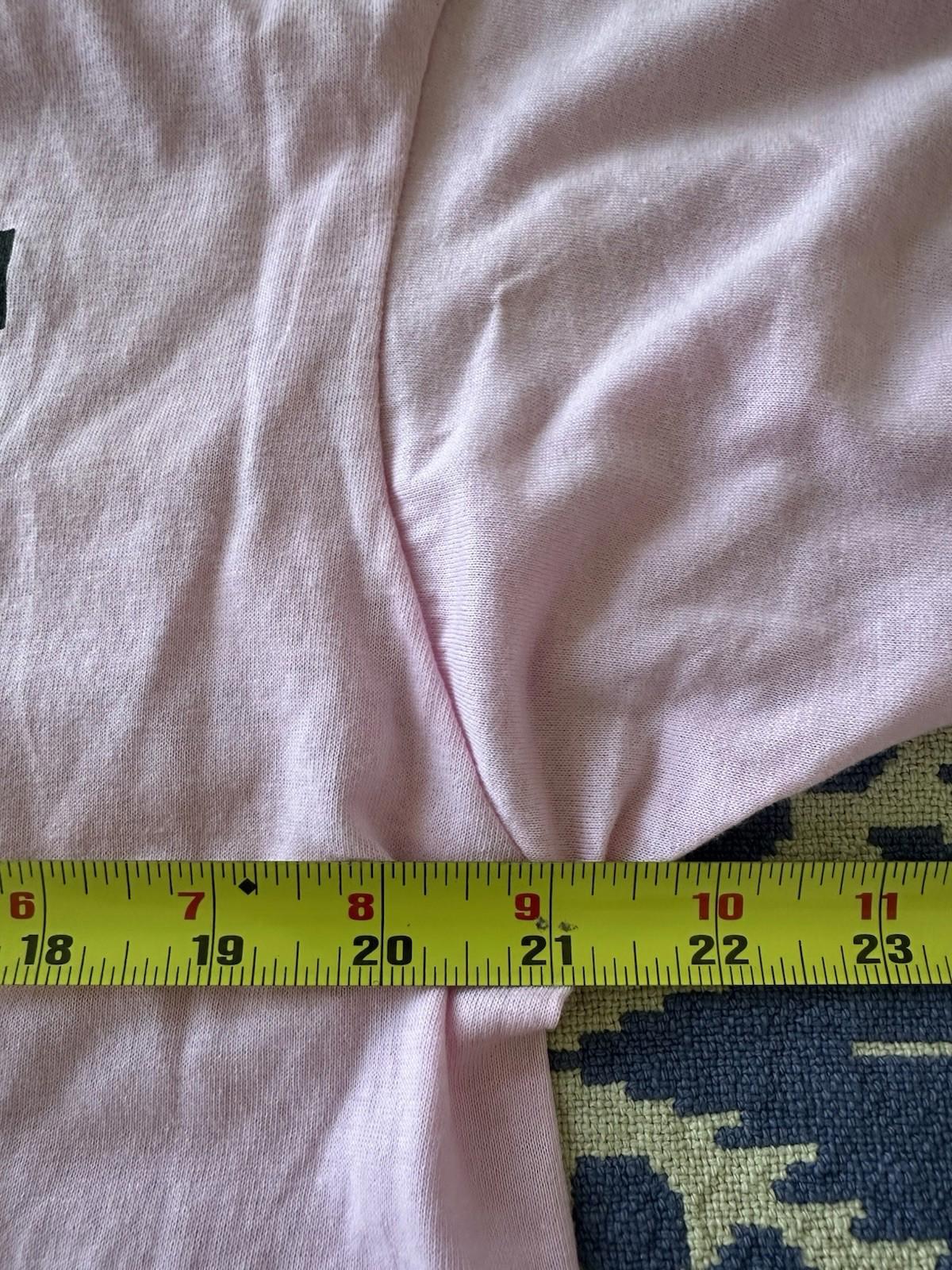 vintage 80's DRIFTERS tour shirt DEADSTOCK pink SCREEN STARS cartoon XL