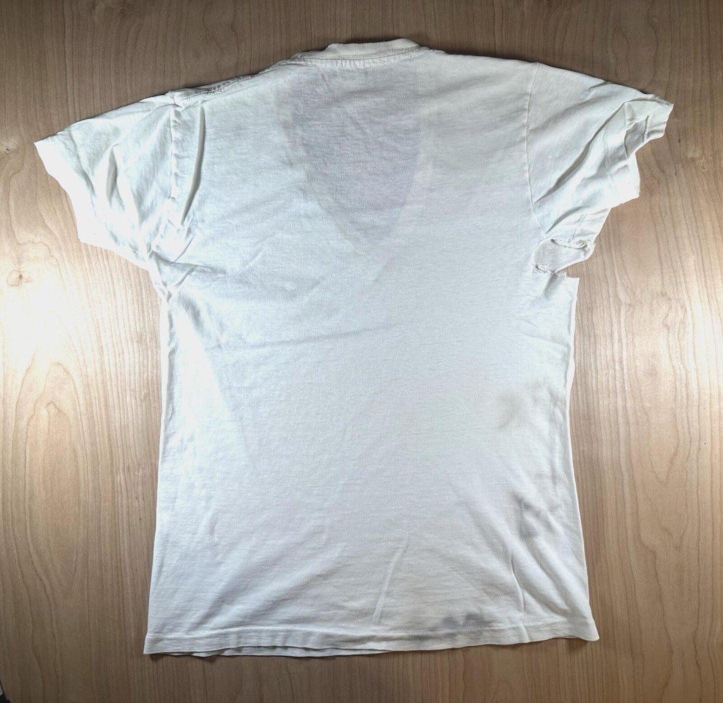 vintage 60's JOCKEY UNDERSHIRT v neck SHREDDED worn PATINA torn MEDIUM j4