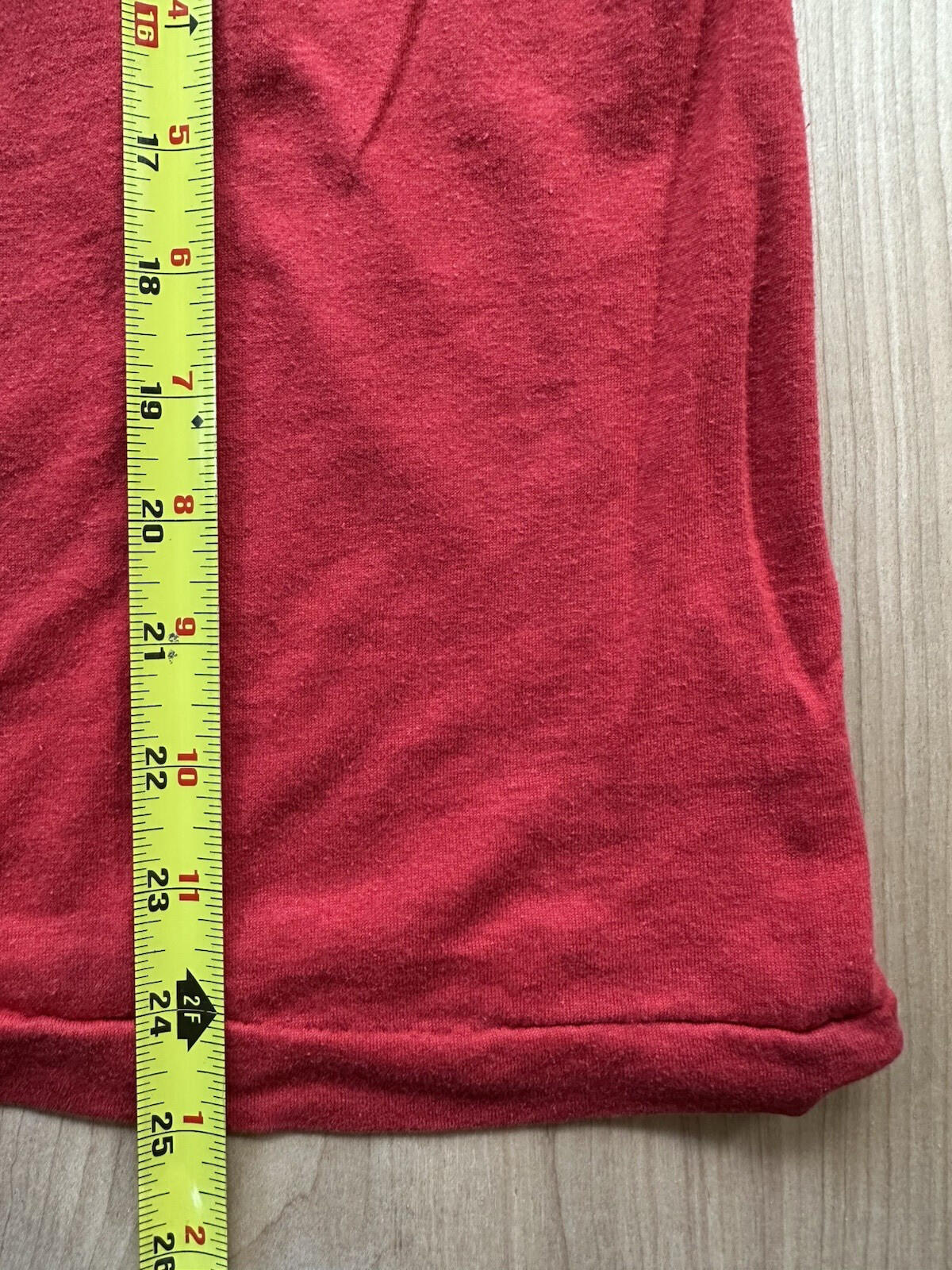 vintage 1980's CAMP T SHIRT screen stars DEERFOOT LODGE  3000-12 red shirt large