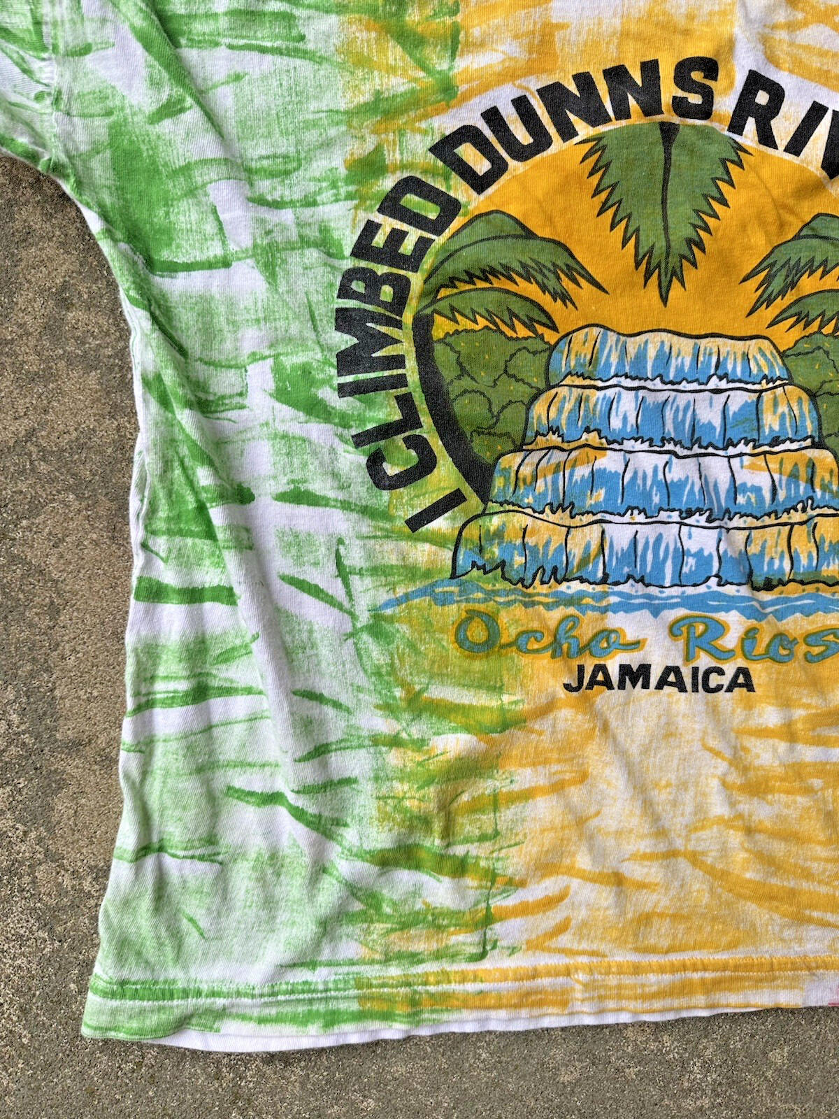 vintage JAMAICA T SHIRT reggae OCHO RIOS oversized RASTA boxy 80's fit SEEN!
