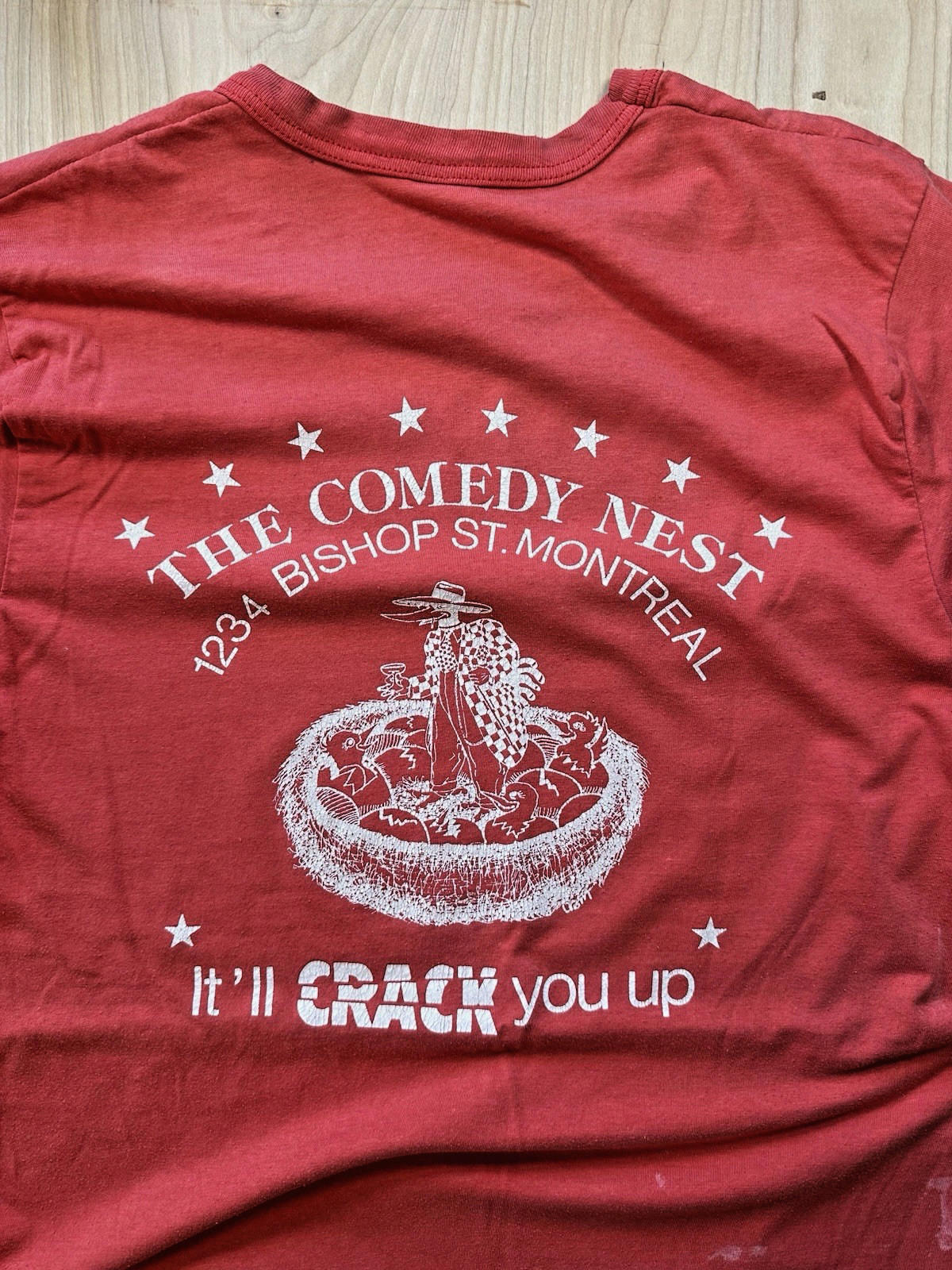 1980 COMEDY CLUB vintage T SHIRT the comedy nest MONTREAL single stitch VINTAGE