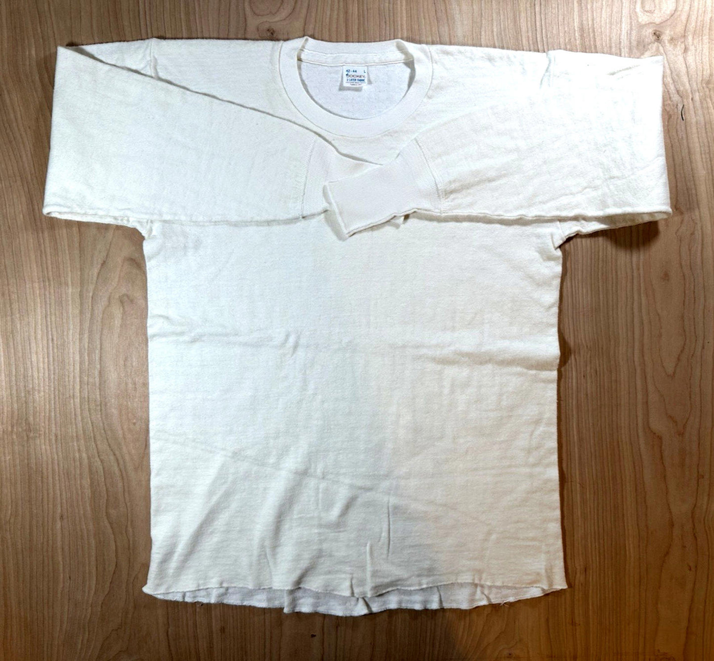 vintage 60's JOCKEY 2-LAYER FABRIC thermal LONG SLEEVE gorpcore LONG JOHNS large