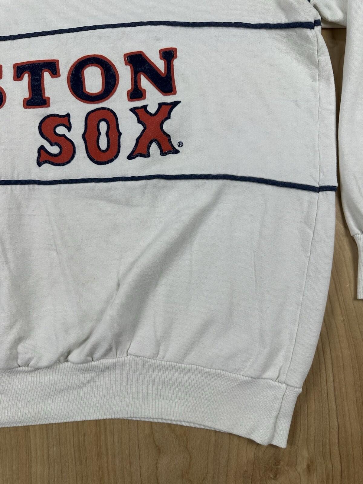 vintage 90's BOSTON RED SOX nutmeg mills SWEATSHIRT made in USA xtra large